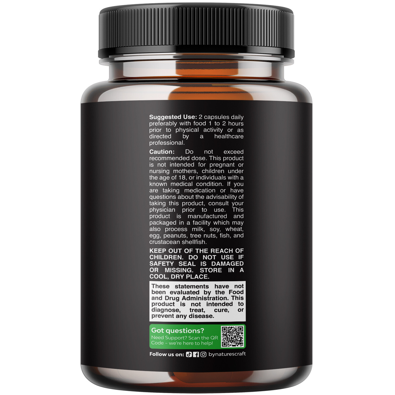 Horny Goat Weed Male Enhancement Extra Strength 1590mg Complex Per Serving 20ct