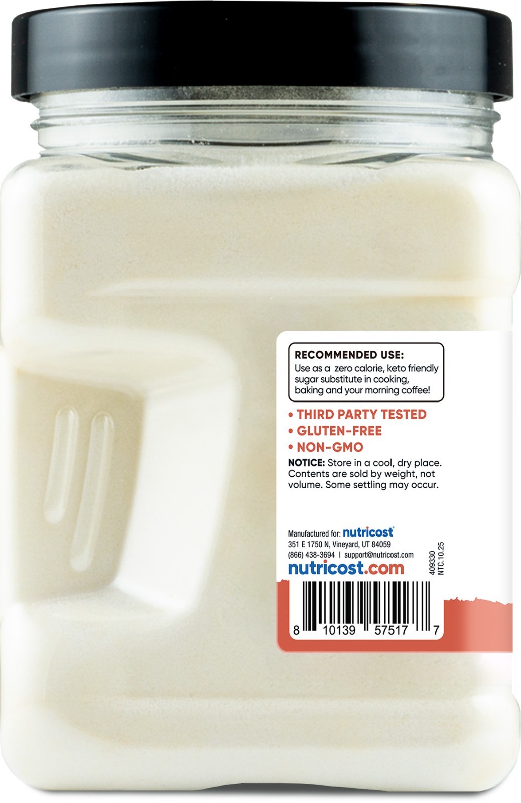 Nutricost Pantry Monk Fruit With Allulose (1.4 Pounds) – Nautral Sweetener