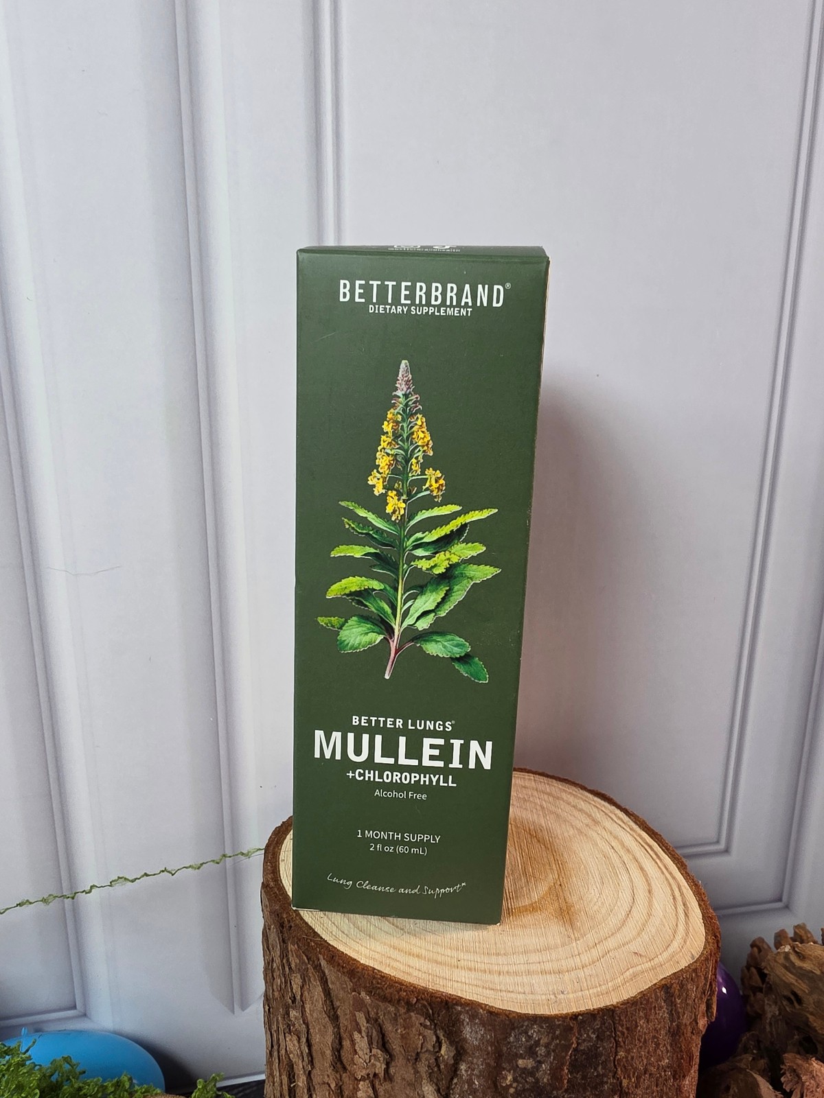 BetterBrand Better Lungs Drops Mullein Chlorophyll Lung Health Support