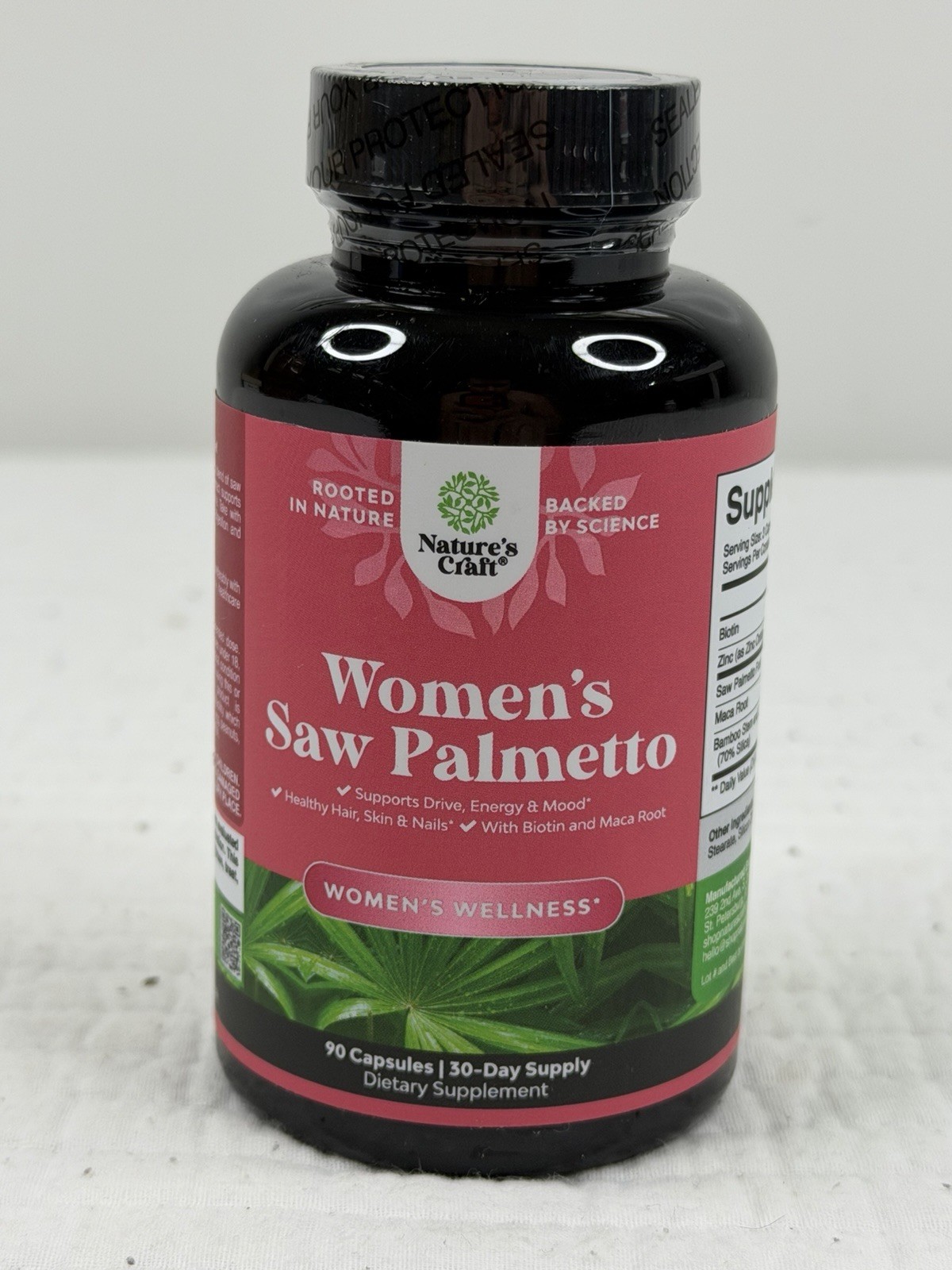Extra Strength Saw Palmetto for Women 500mg – DHT Blocker for Women 30-Day 90ct