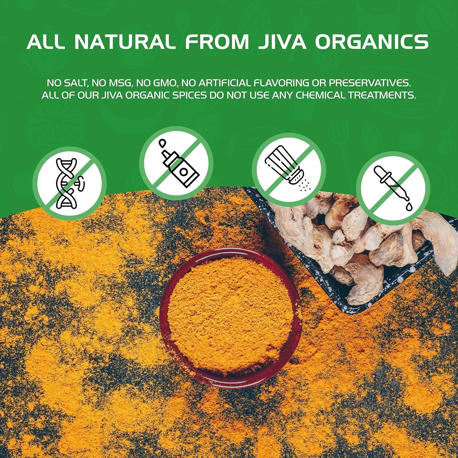 Polvo Orgánico de Cúrcuma – Curcuma Organica en Polvo Turmeric Powder 8Oz ys new