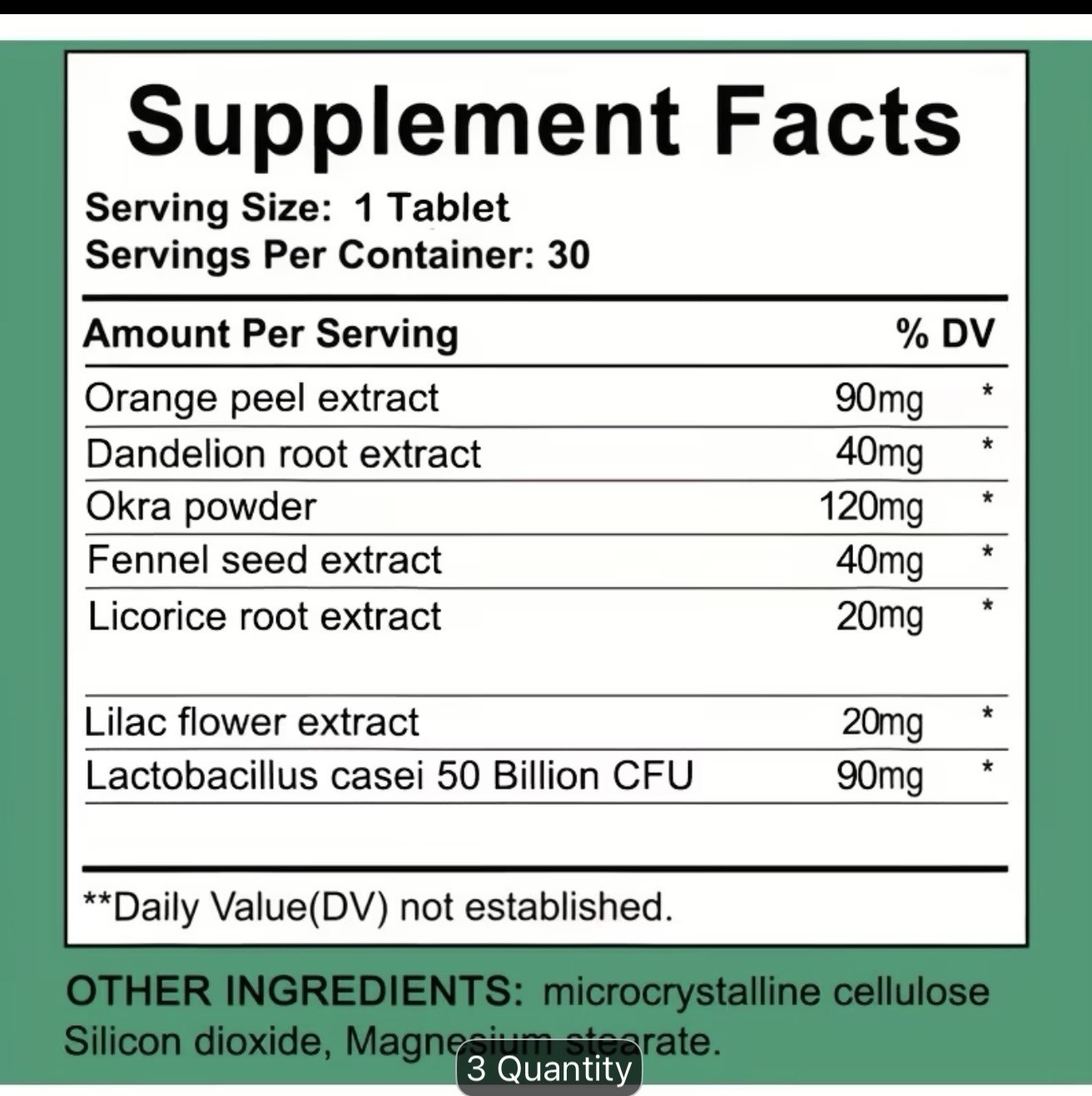 kingscom Colon Health Extra Strength Dietary Supplement Tablets, 30 Count