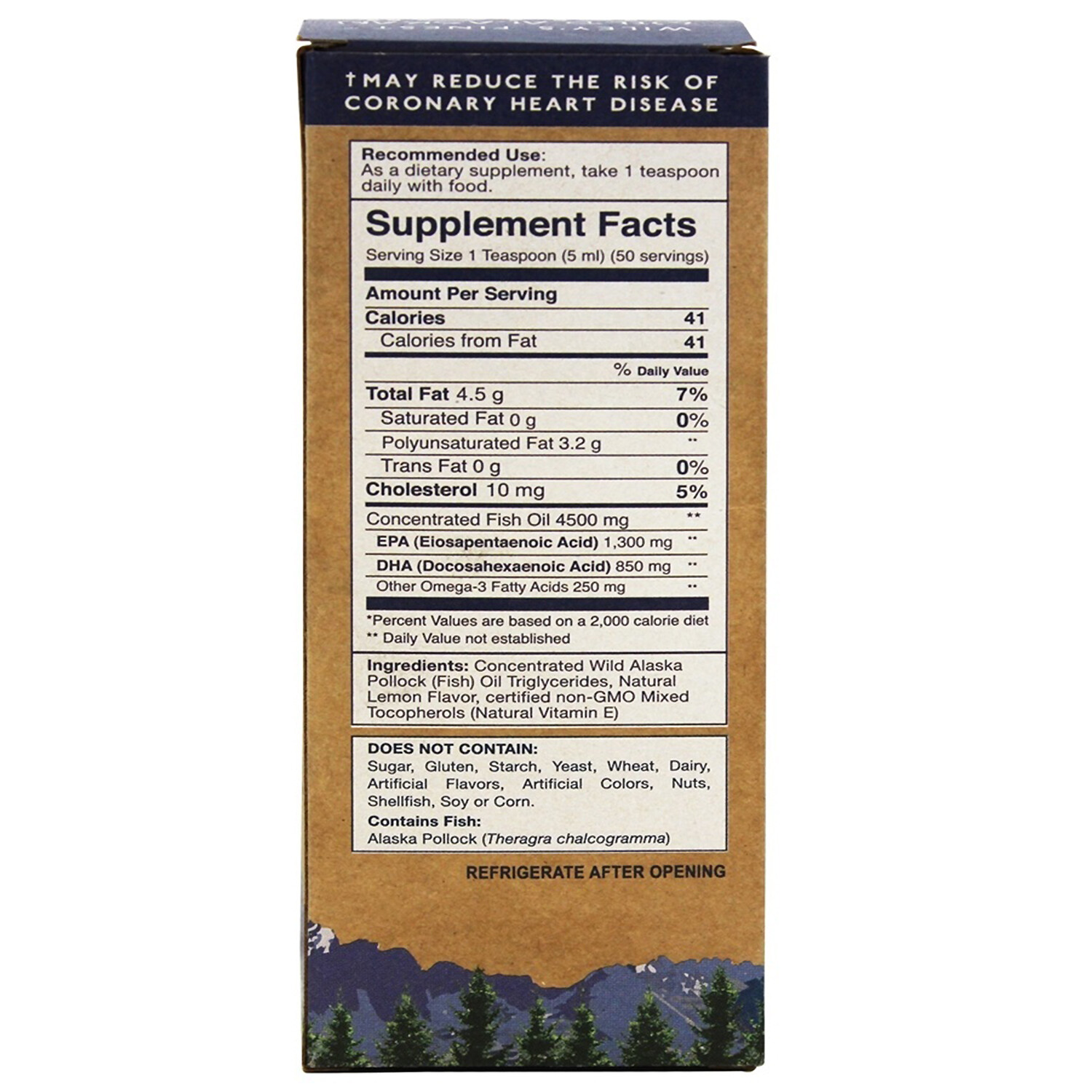 Wiley’s Finest Wild Alaskan Fish Oil Peak Omega-3 Liquid, Lemon, 8.45 Ounces