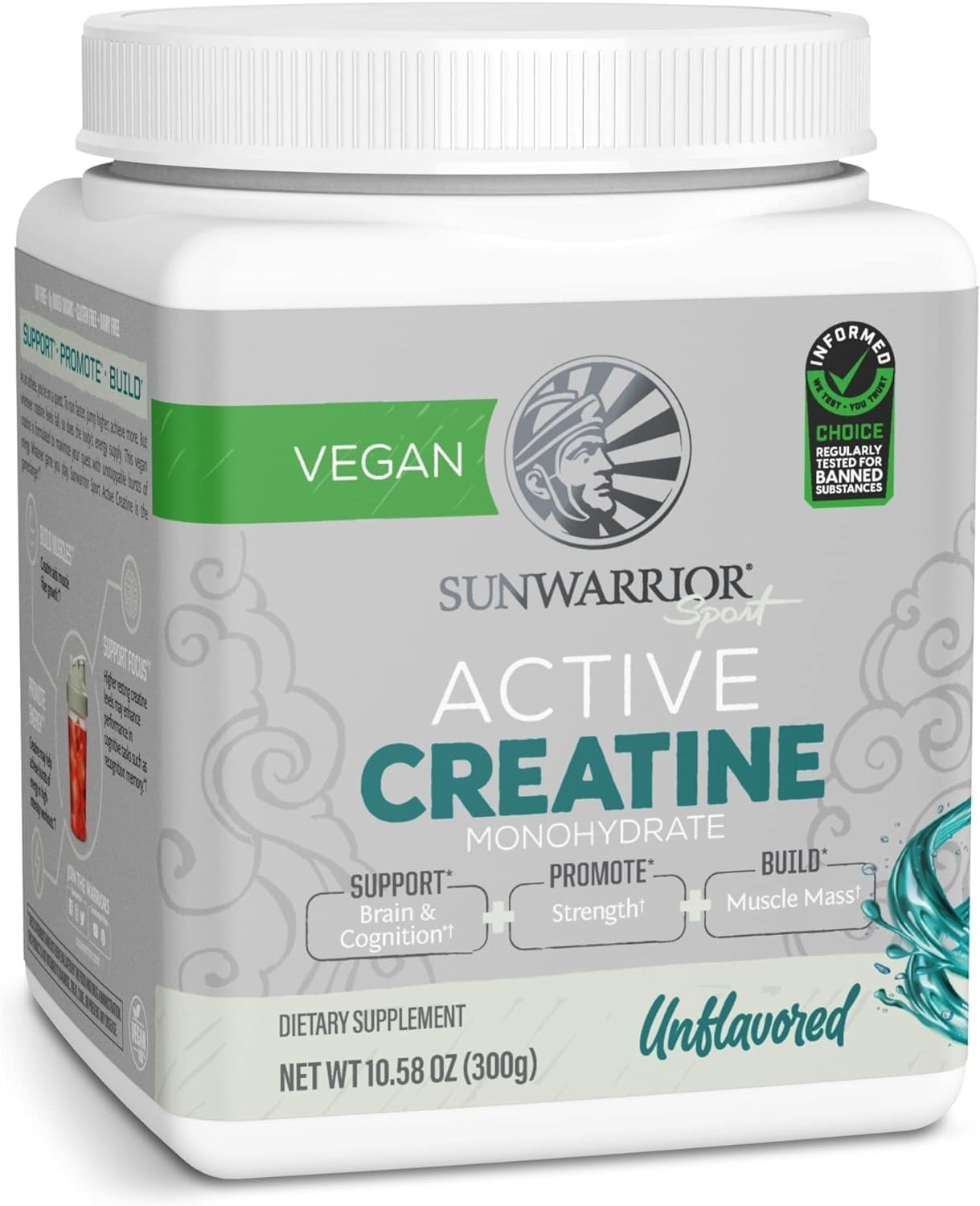 Sunwarrior – Active Creatine – Unflavored (300g)