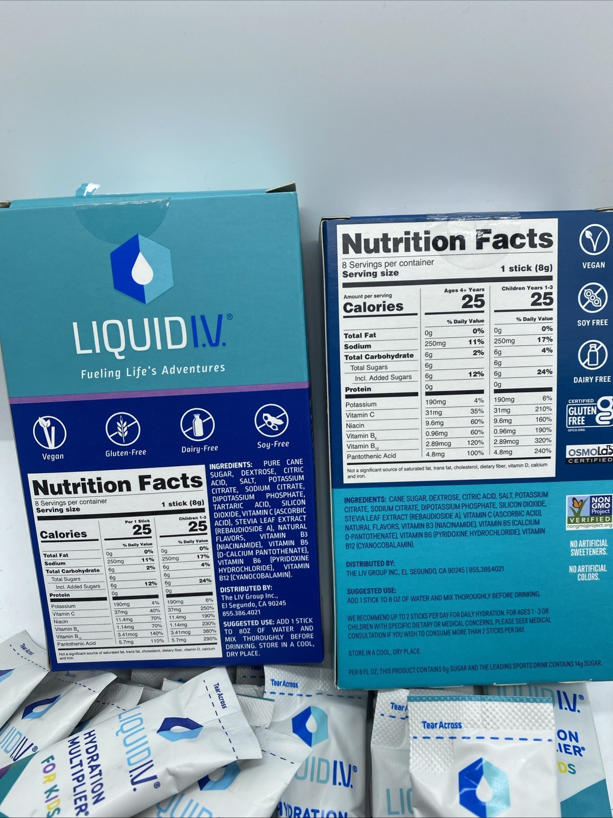 (72) Liquid I.V. Hydration Multiplier Immune Drink Mix Punch & Grape COMBINESHIP