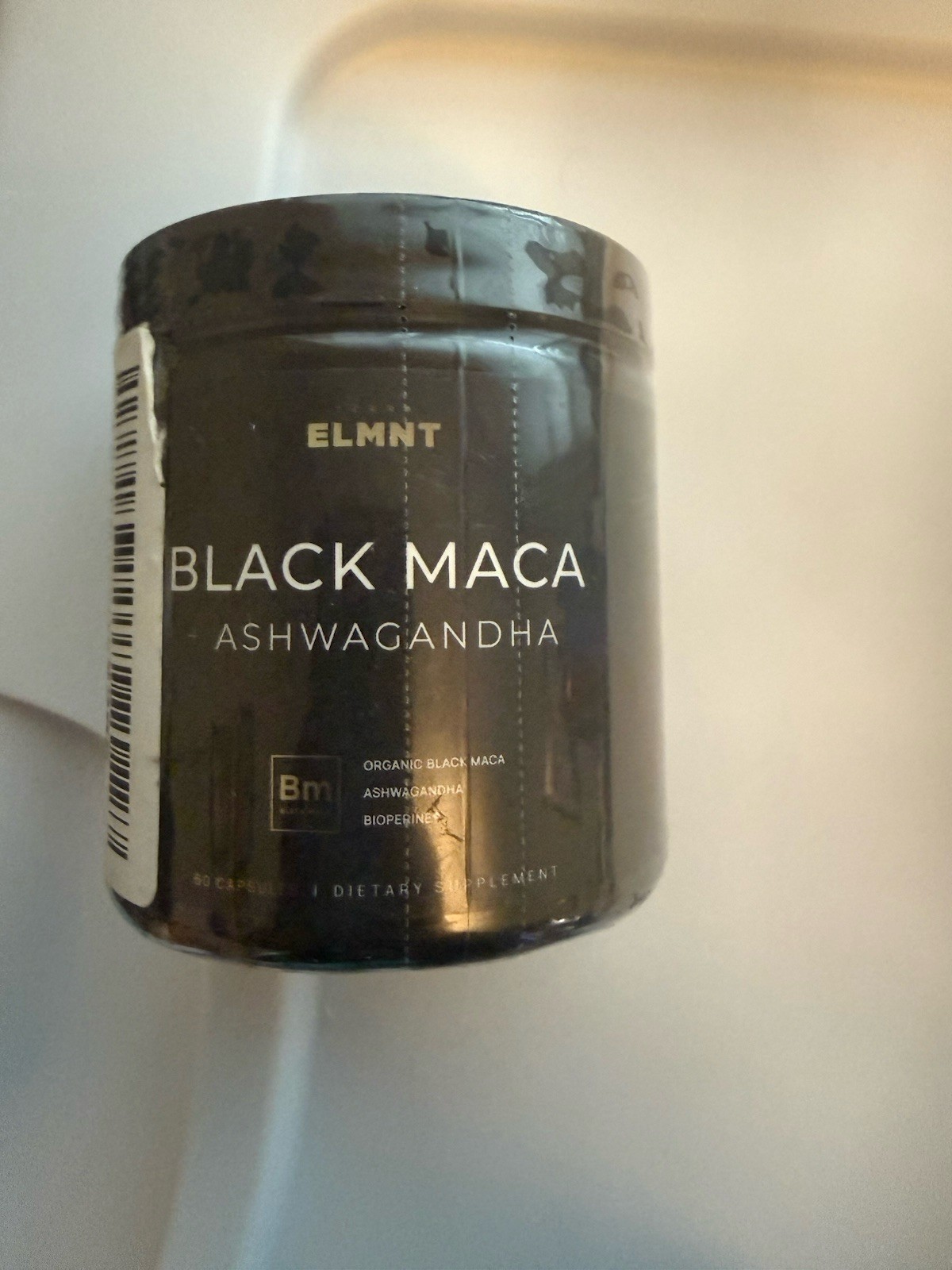 ELMNT Black Maca + Ashwagandha + BioPerine 60 Capsules Non-GMO