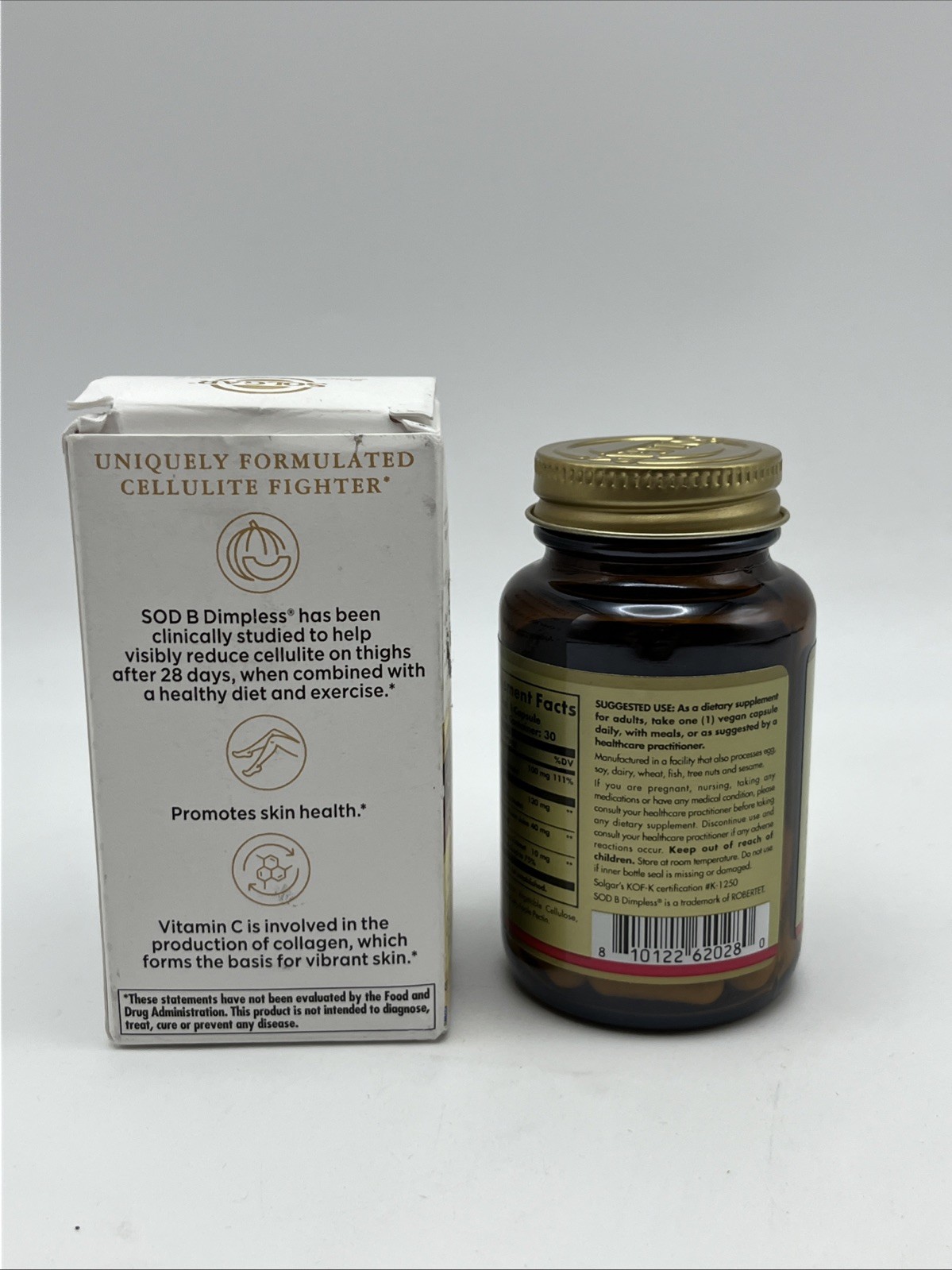 Sealed Solgar Cellulite Fighter, 30 Vegan Capsules Exp. 04/2026