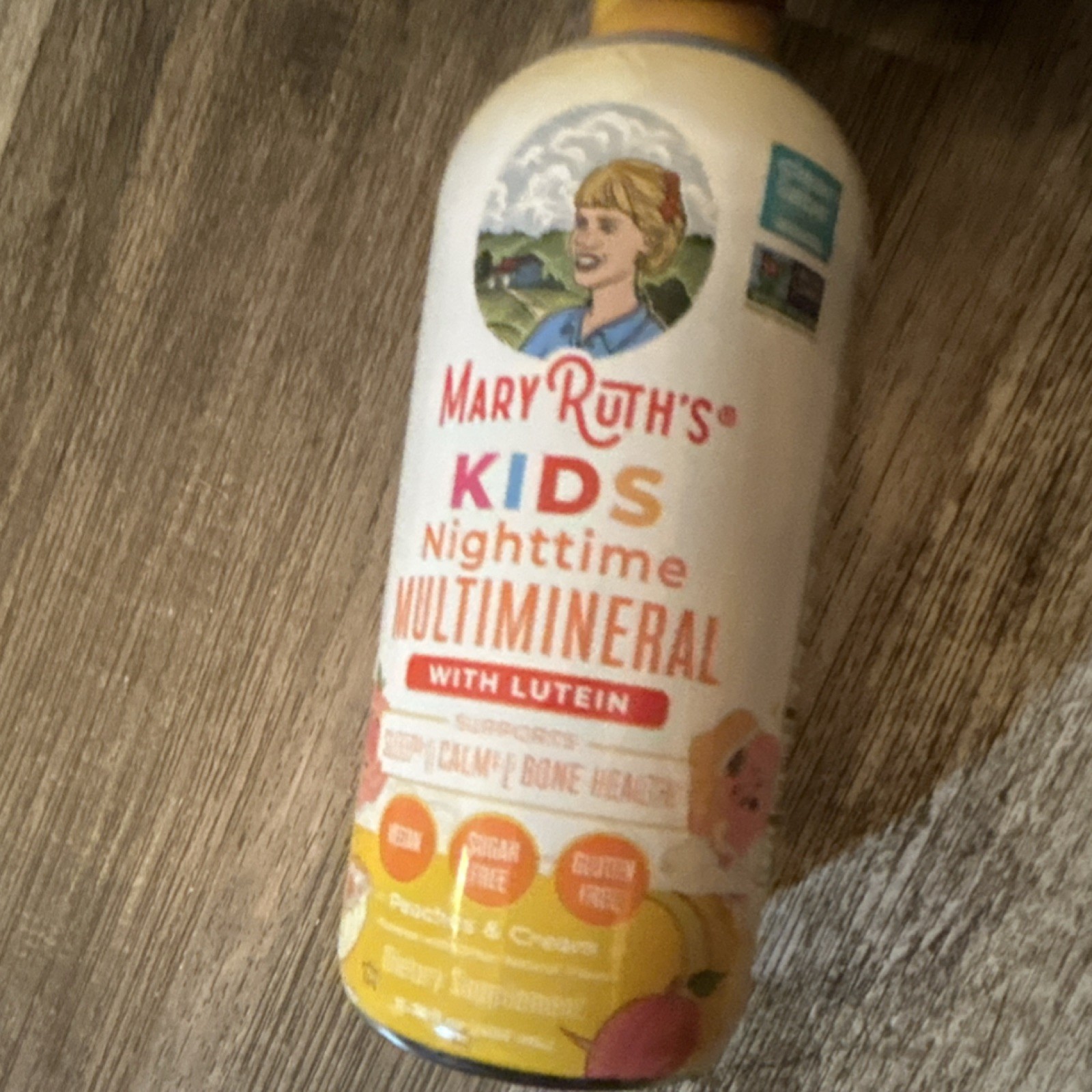 MaryRuth’s Kids Nighttime Multimineral Lutein Peaches & Cream Sleep Support