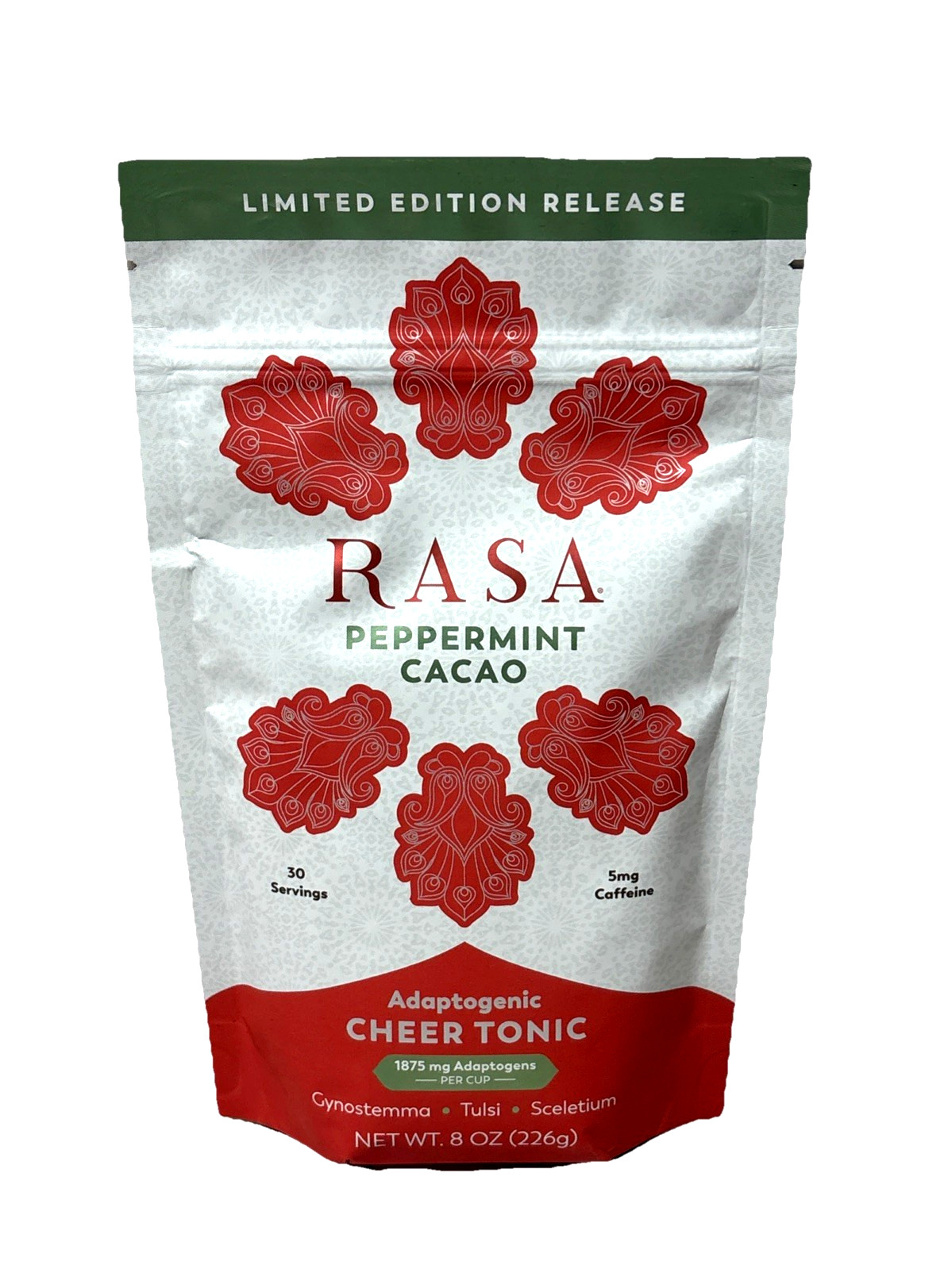 Rasa Limited Edition Peppermint Cacao Adaptogenic Cheer Tonic 8oz 226g 10/2026