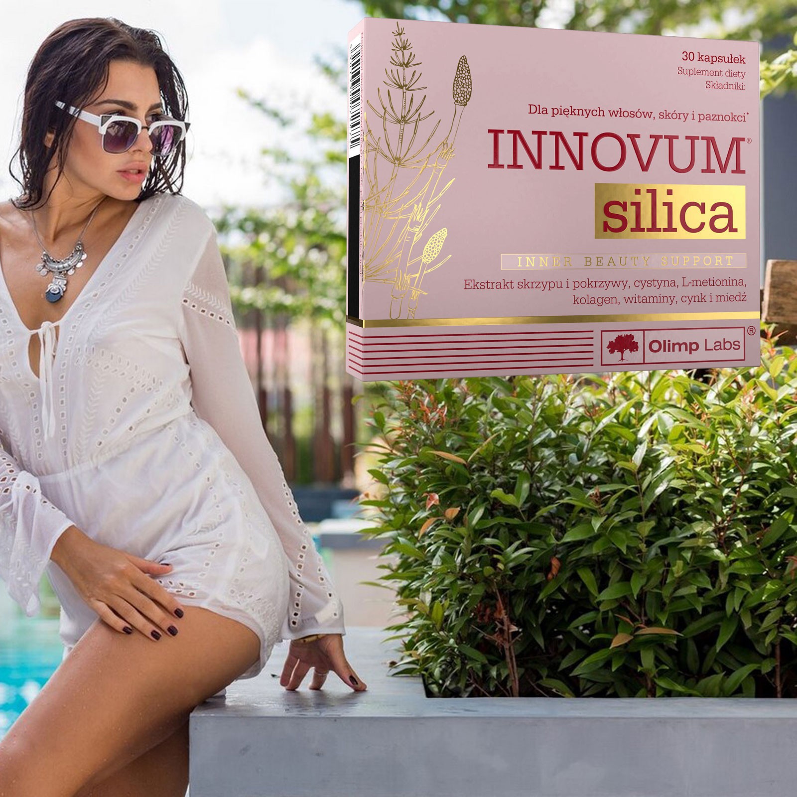 INNOVUM SILICA – 30-300 Capsules – Beautiful Skin, Hair, Nails – Skin Elasticity