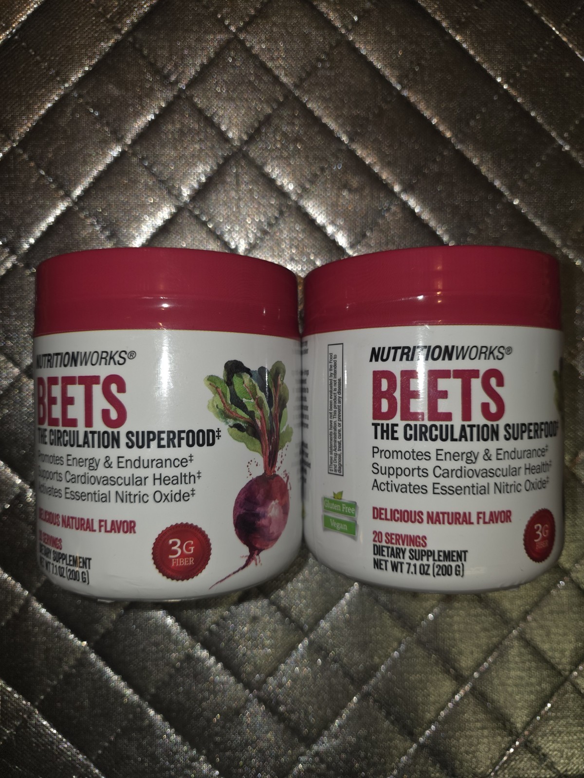 Nutritionworks Beets Circulation Super Foods 7.1 Oz Lot Of 2
