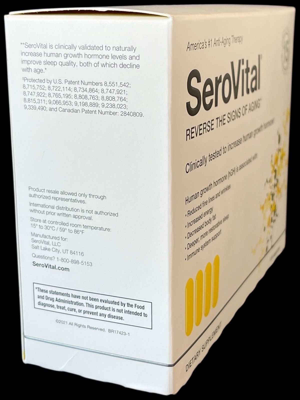 2 Boxes of Serovital Dietary Supplement 240 Capsules Anti-Aging Therapy 10/2027