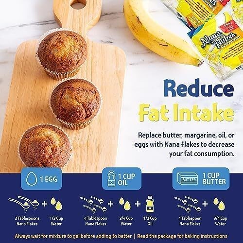 Nana Flakes 100% Dried Banana Natural Remedy 1 Lb. 69 Servings