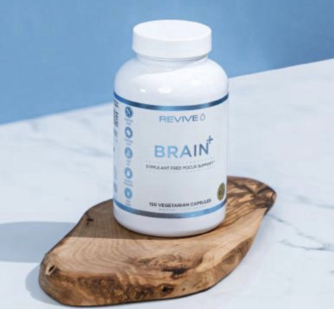 Revive Brain+ Cognitive Health Nootropic Dietary Supplement Vegetarian 150 Caps