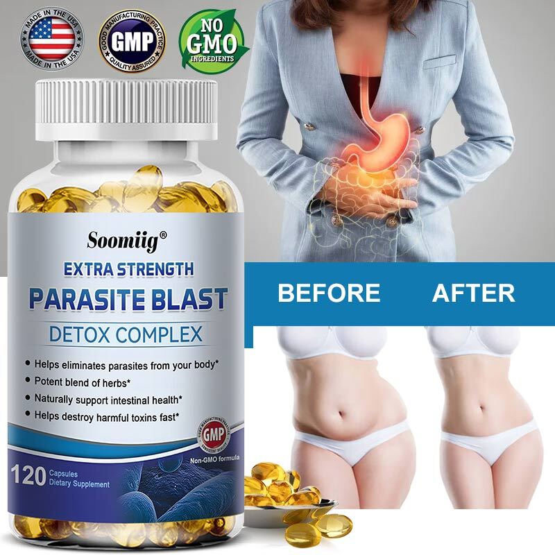 Detox Cleanse Caps,Full Gut to Healthy Digestion & Intestinal Balance,120 Count