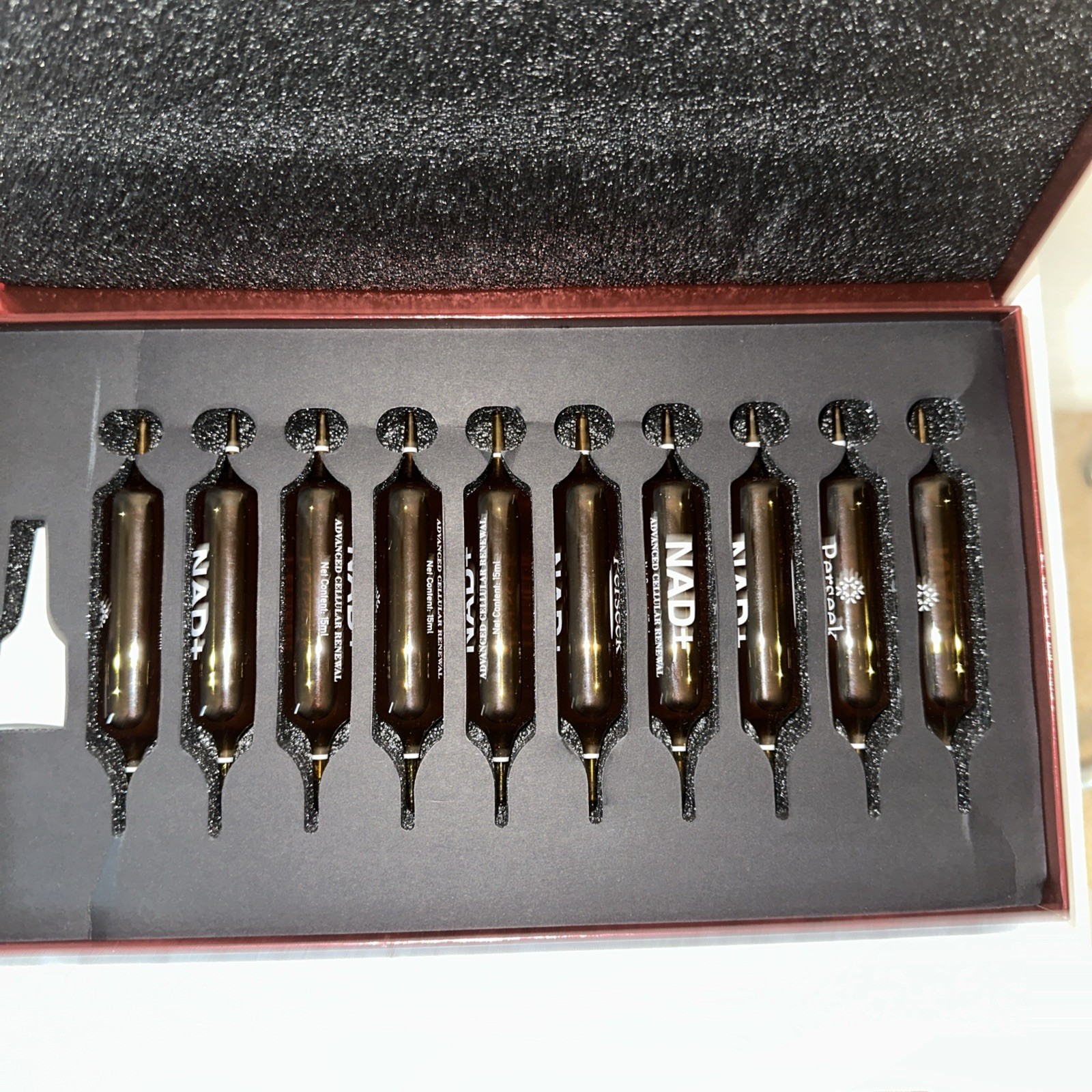 Perseek NAD+ Advanced Cellular Renewal 15ml x 10 Vials Anti-Aging Supplement