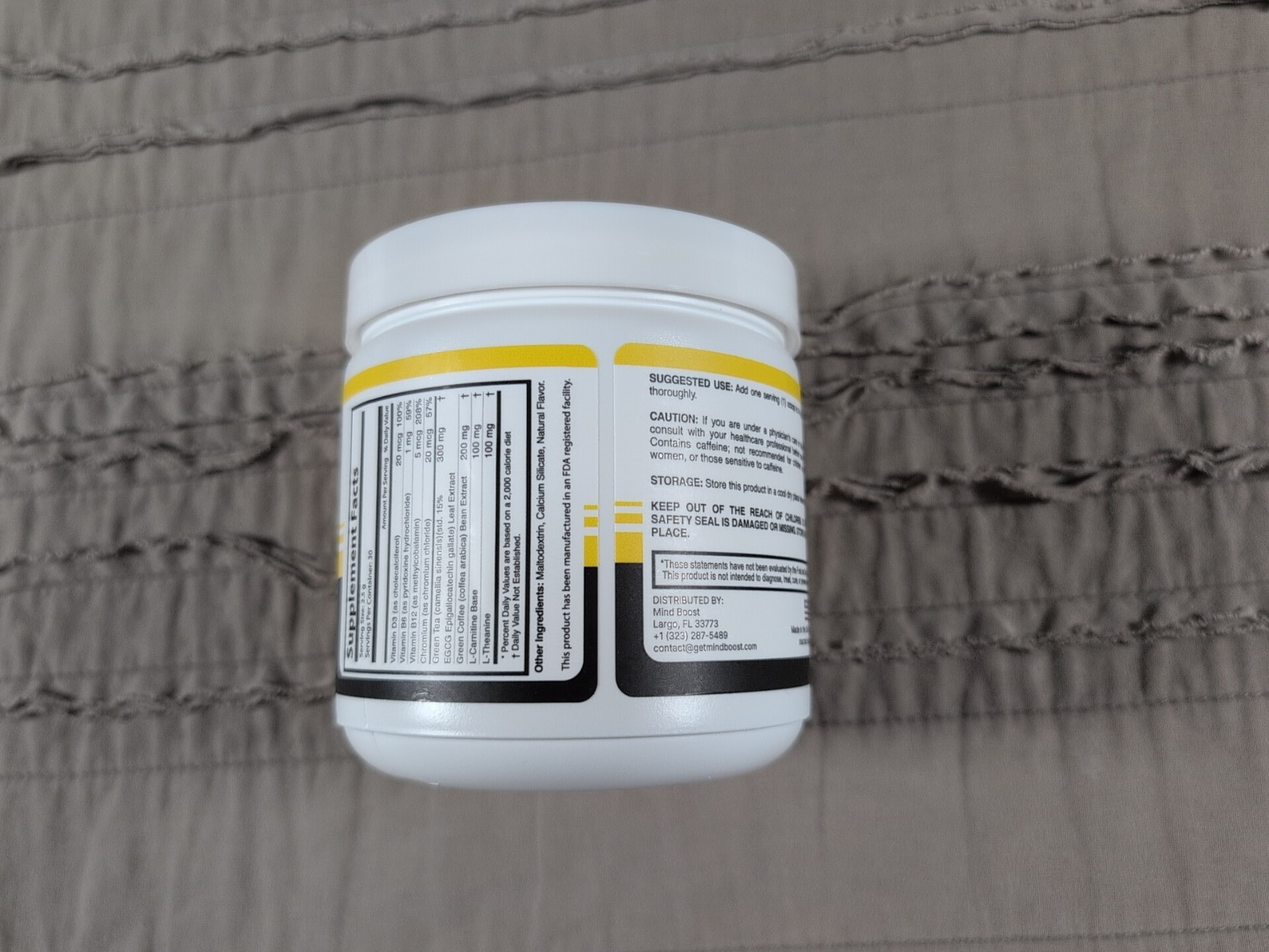 Mind Boost Powder Clarity Memory & Focus 1 Pack 30 Servings EXP 3/28 NEW SEALED