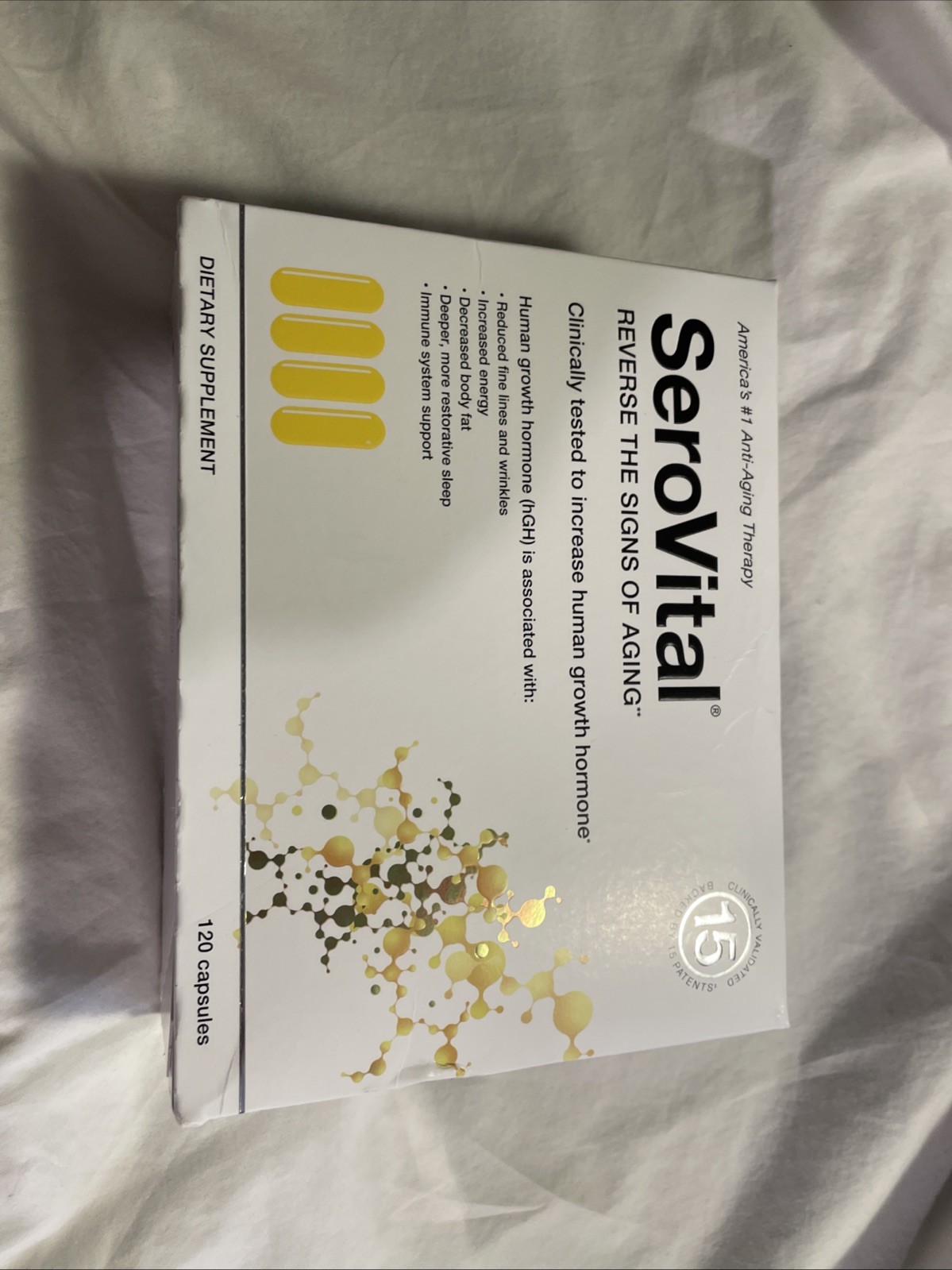 SeroVital Reverse The Signs of Aging Dietary Supplement – 120 Caps Exp 09/2026