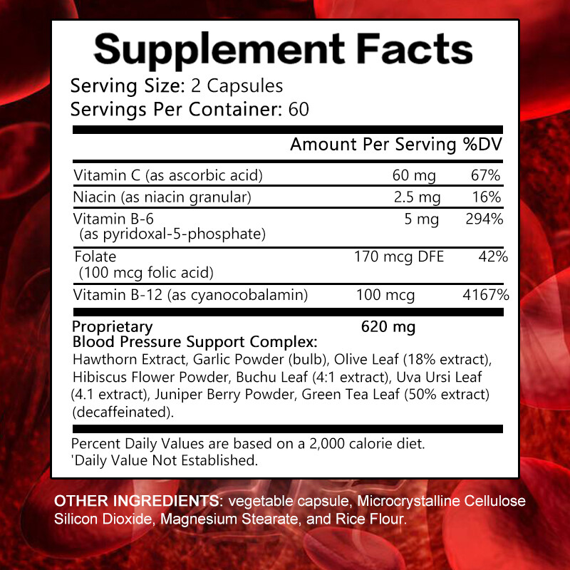 Healthy Sugar Metabolism Supplement Promotes Blood Support and Healthy Heart