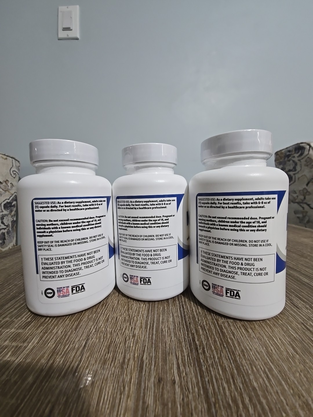3 Lot Nerve Flow Capsules Thiamine B6 B12 GABA Alpha-Lipoic Acid 30 Exp 12/2027