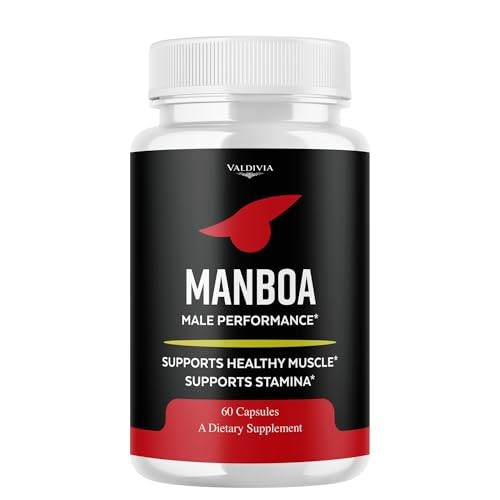 Manboa Men Daily Wellness Energy Support Supplement Capsules 1 Pack 60Ct