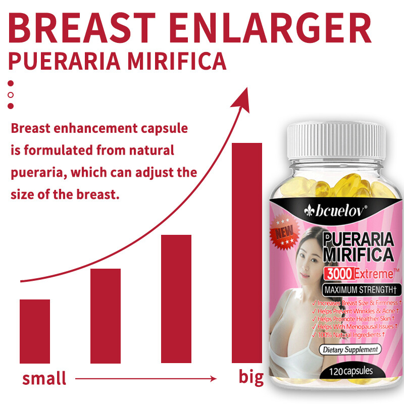 Pueraria Mirifica extractbcapsules 1,000 Mg Increases Breast Size& Firmness