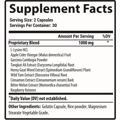 GlykoNex Gluco Capsules Blood Health Support Dietary Supplement 60 Capsules