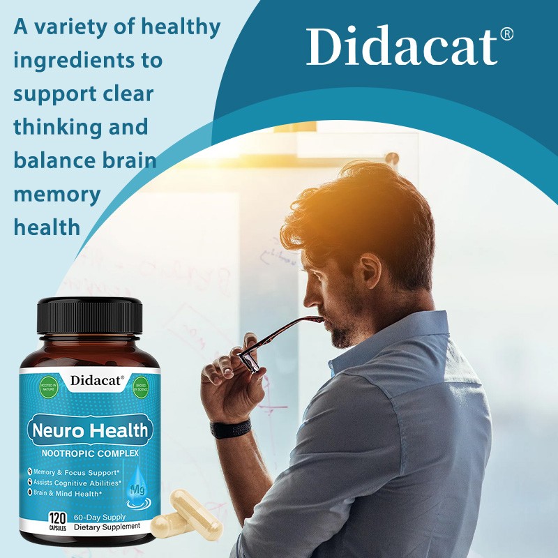 Brain Health Complex | Memory, Focus & Cognitive Support, 30/60/120 Capsule