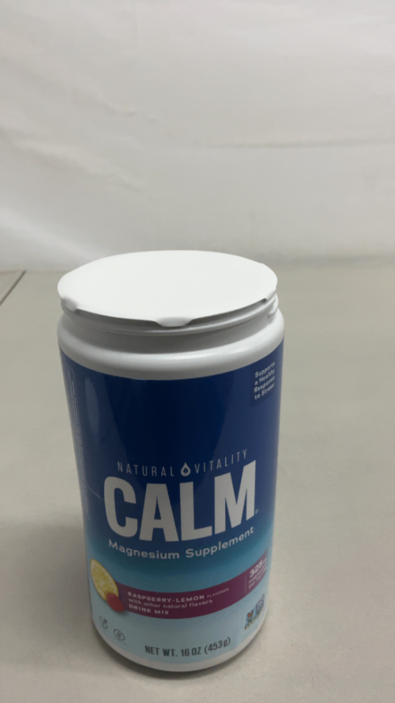 Natural Vitality Calm, Magnesium Citrate Supplement,