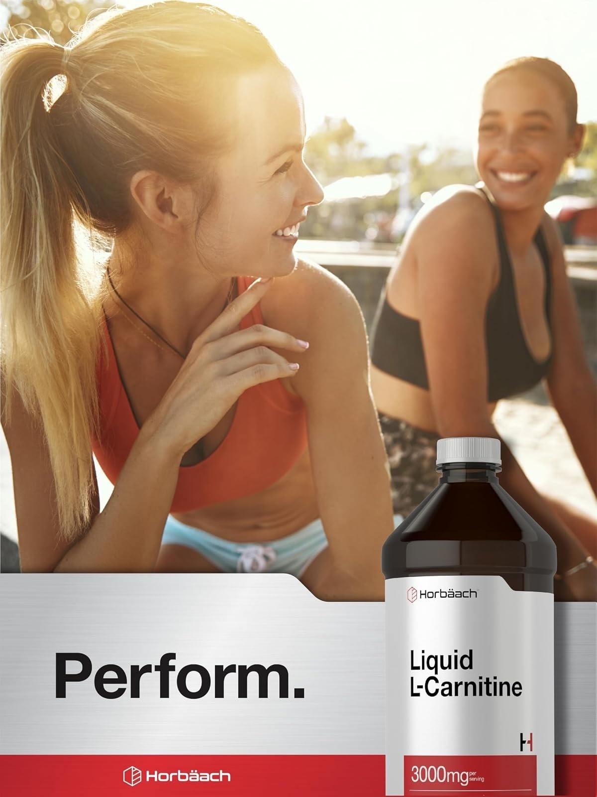 Horbäach L-Carnitine Liquid 3000 mg 16 fl oz Berry Flavor Supplement