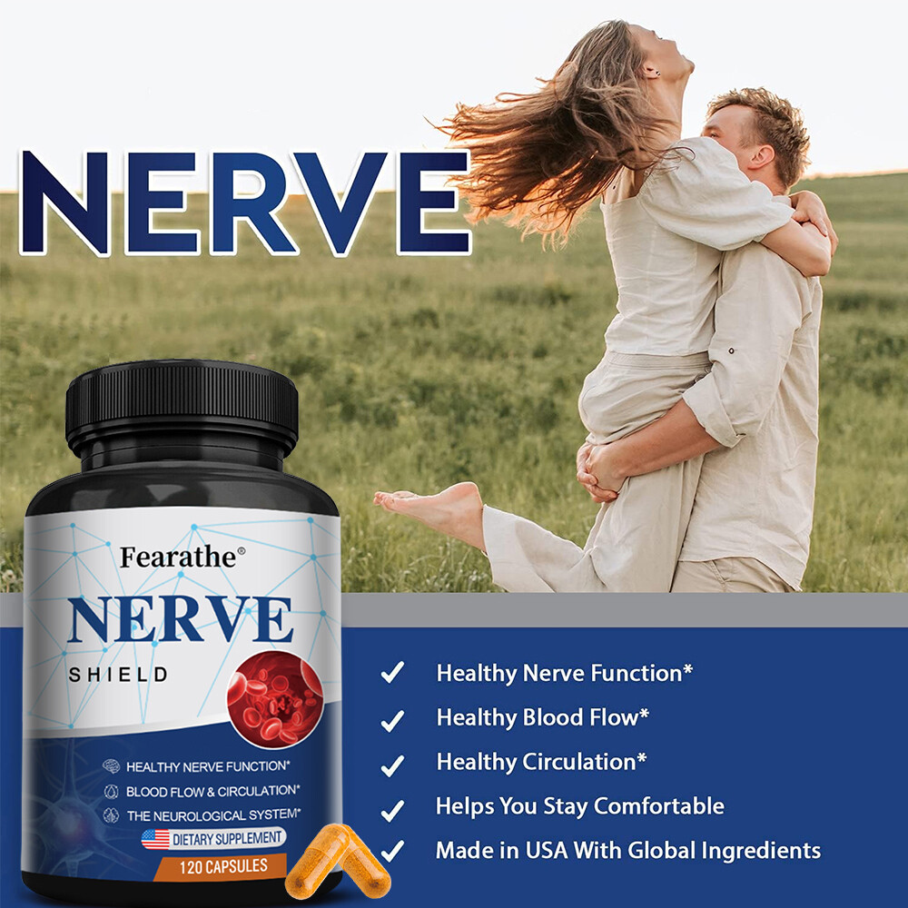 Nerve Shield – Advanced Nerve Formula for Nerve Health, Blood Flow & Circulation
