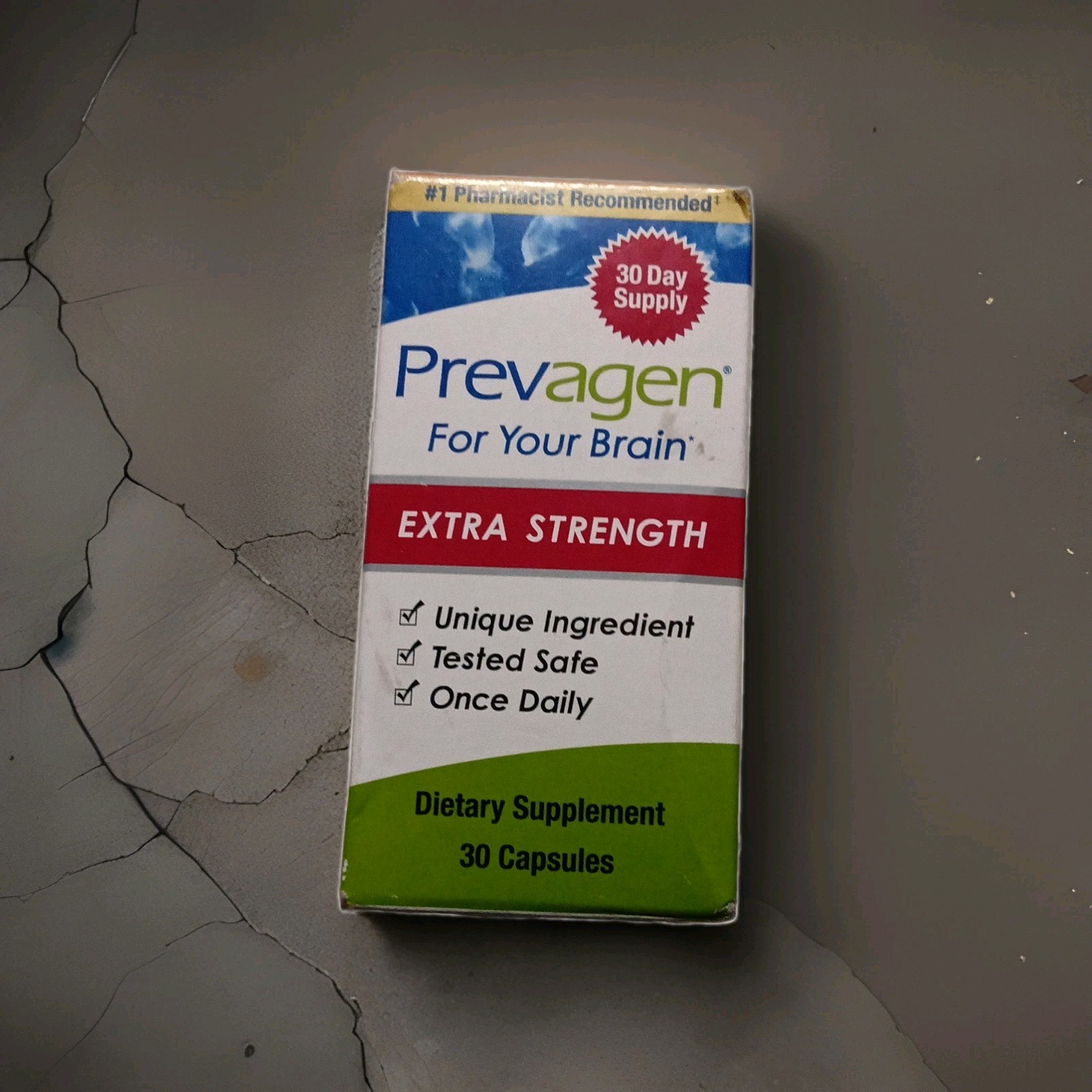 PREVAGEN EXTRA STRENGTH – 30 CAPSULES NEW FREE SHIPPING