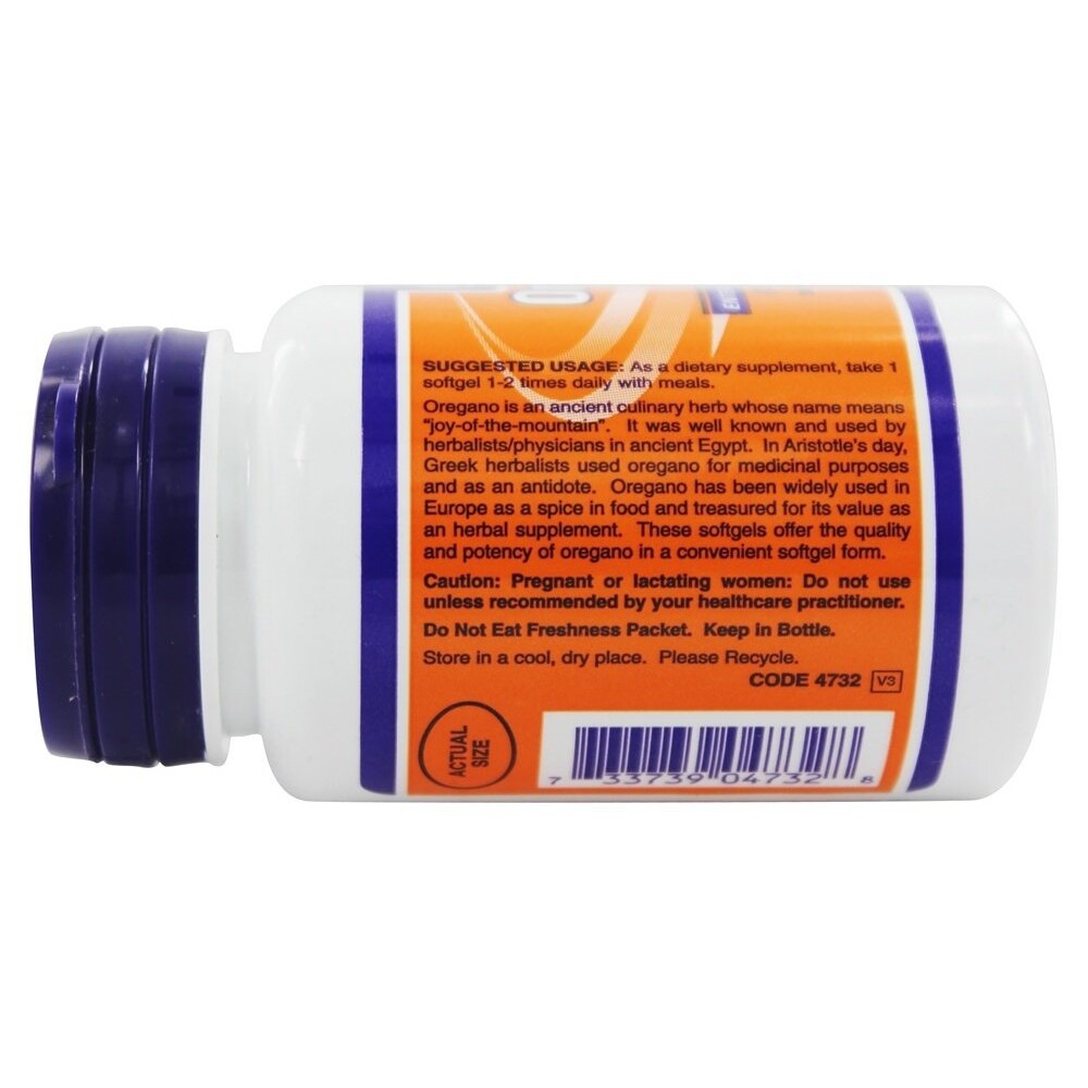 NOW Foods Oregano Oil Enteric Coated, 90 Softgels