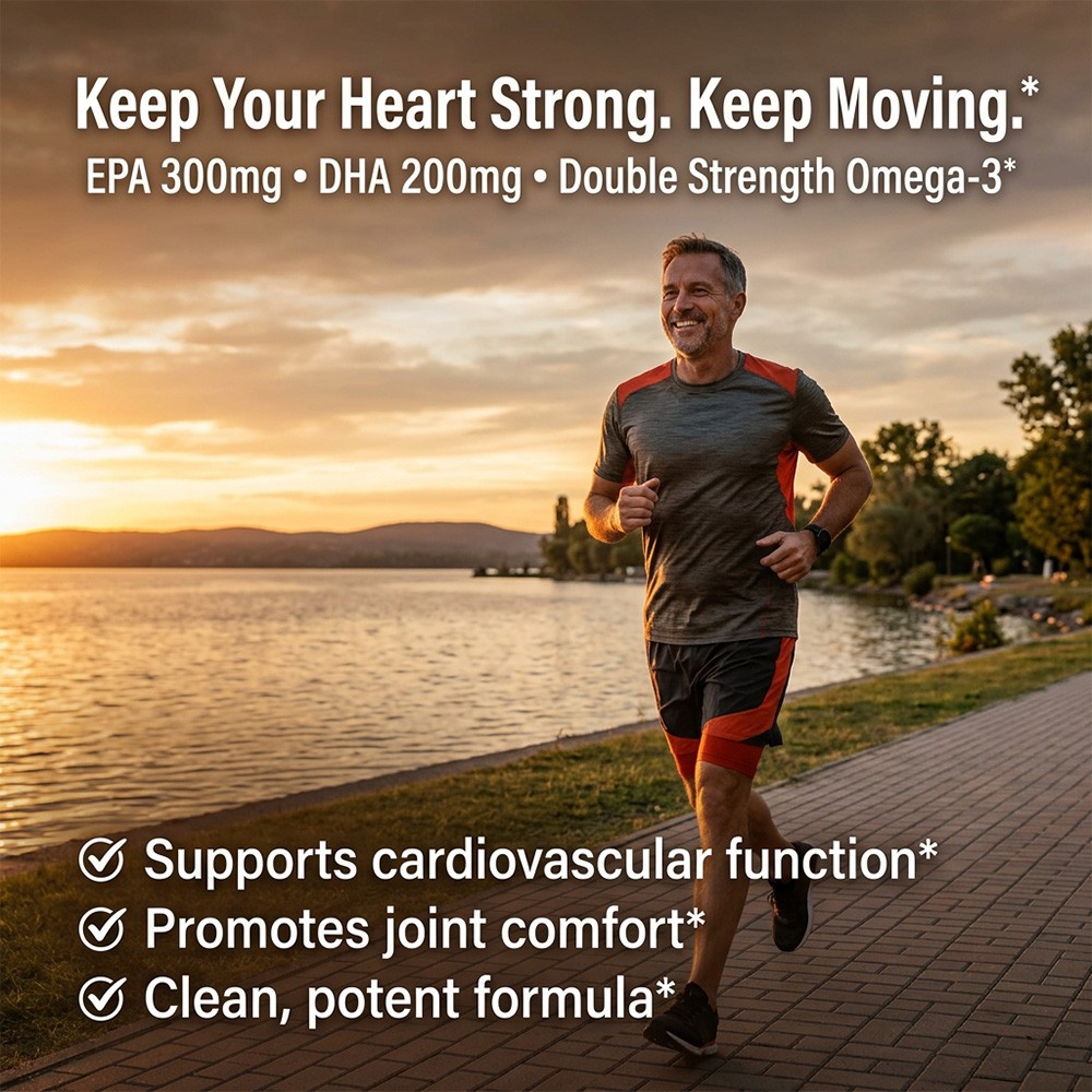 Omega-3 EPA DHA Supplement | Supports Daily Wellness &Long-Term Health 30/60/120