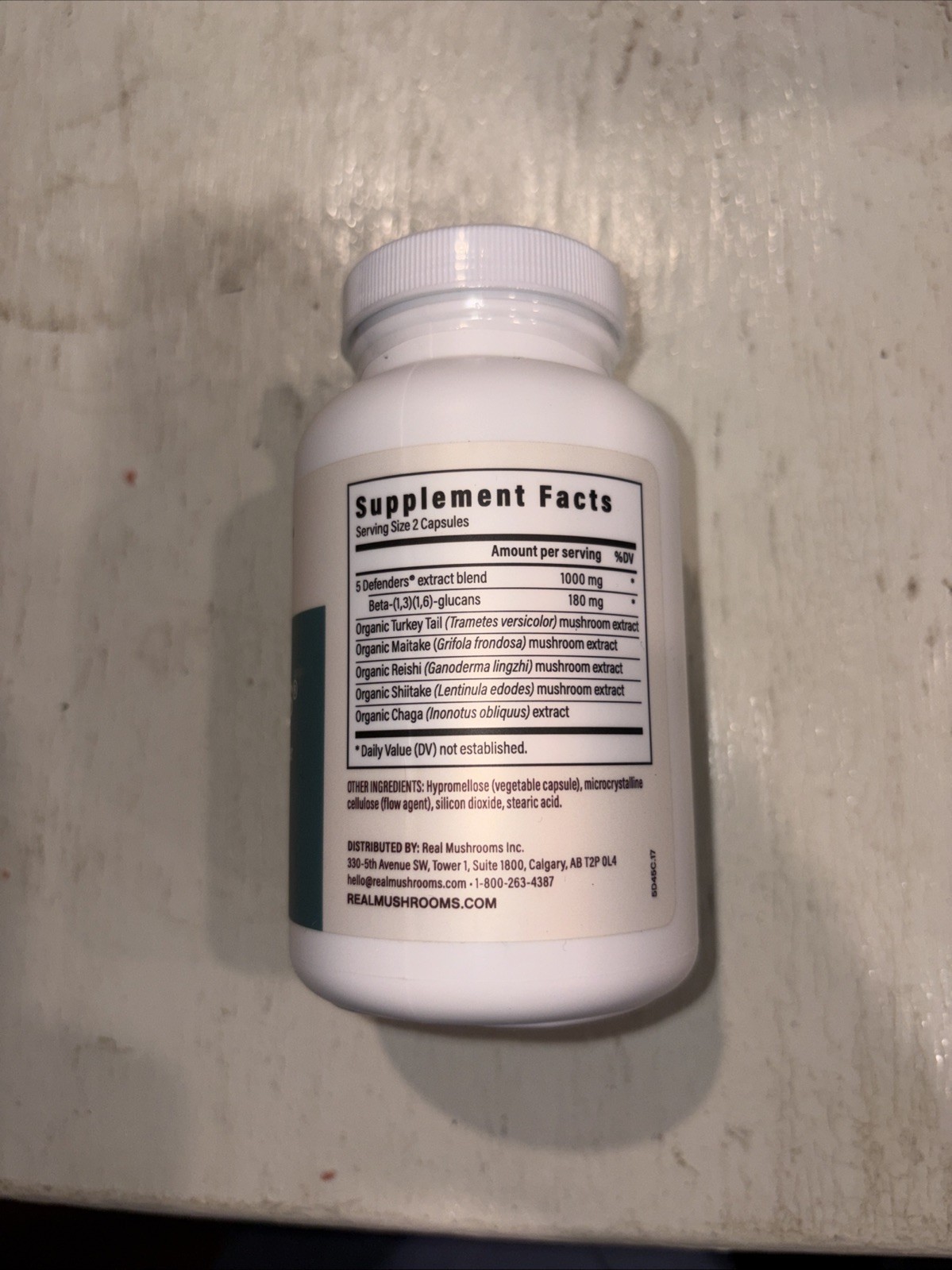 5 Defenders®, Mushroom Extract Powder, 90 Capsules
