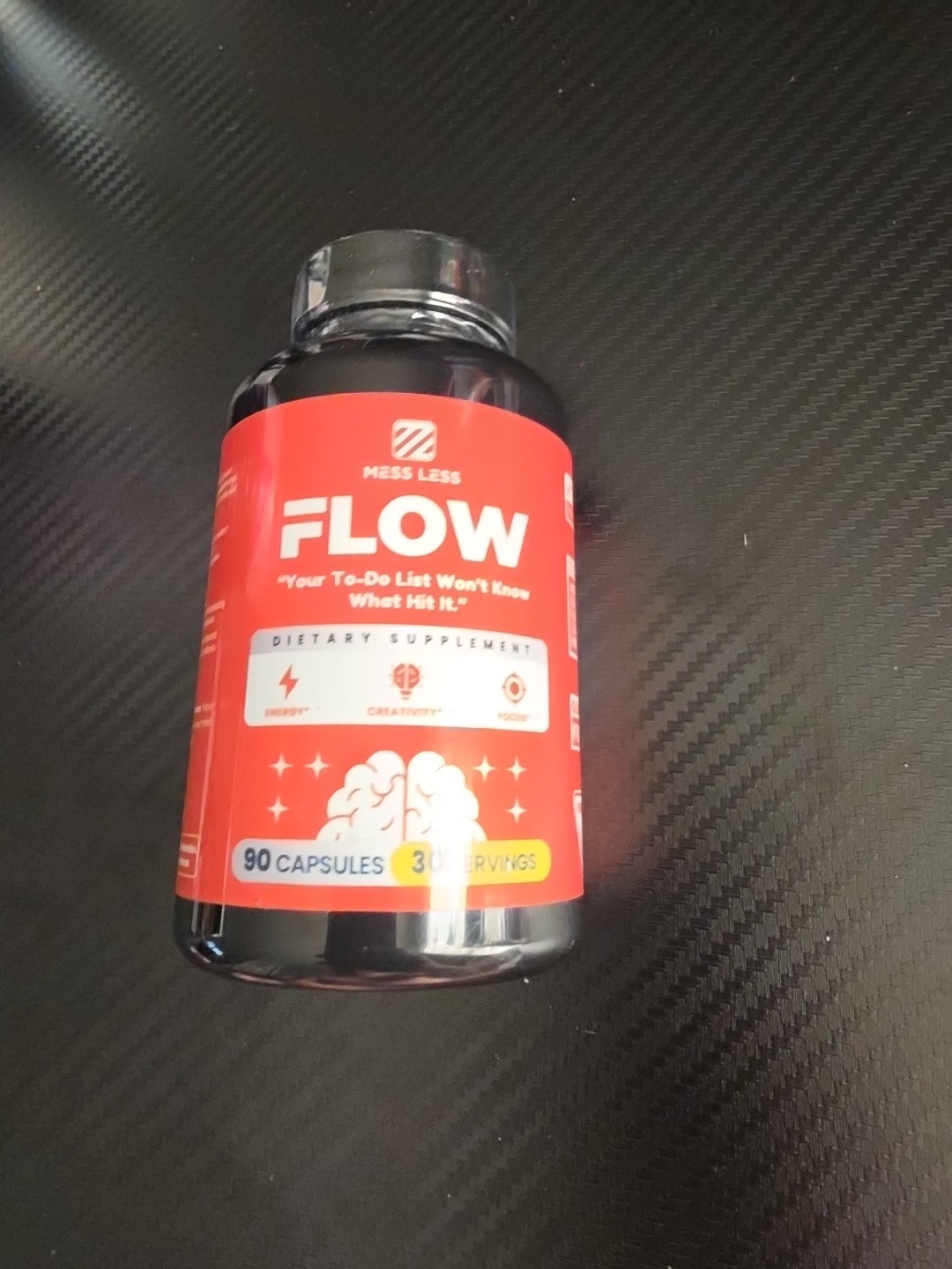Mess Less FLOW Dietary Supplement Energy, Creativity, Focus.