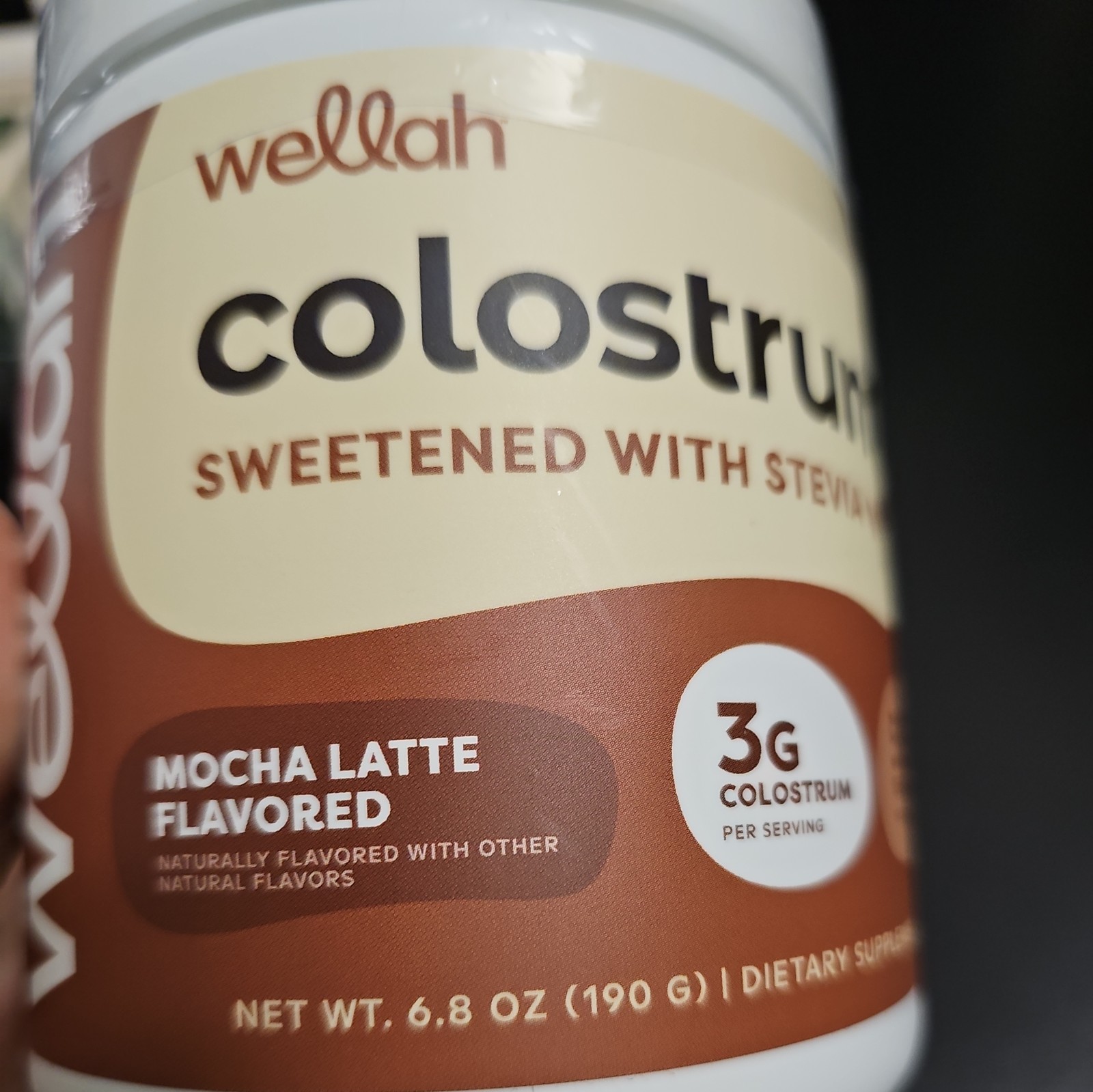 Wellah Colostrum Coconut Cream Flavored 50 servings Gut Health