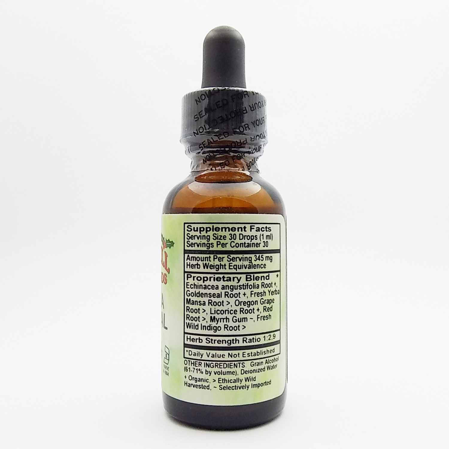 Holly Hill Health Foods, Echinacea & Goldenseal, 1 Ounce