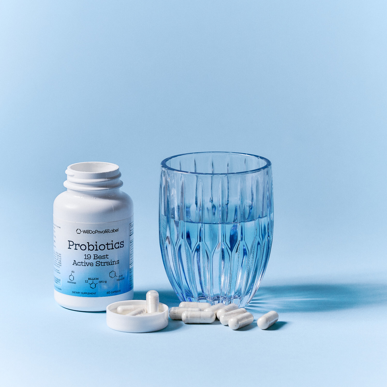 Probiotics – Capsule, 19 Best Active Strains, 60 Capsules.