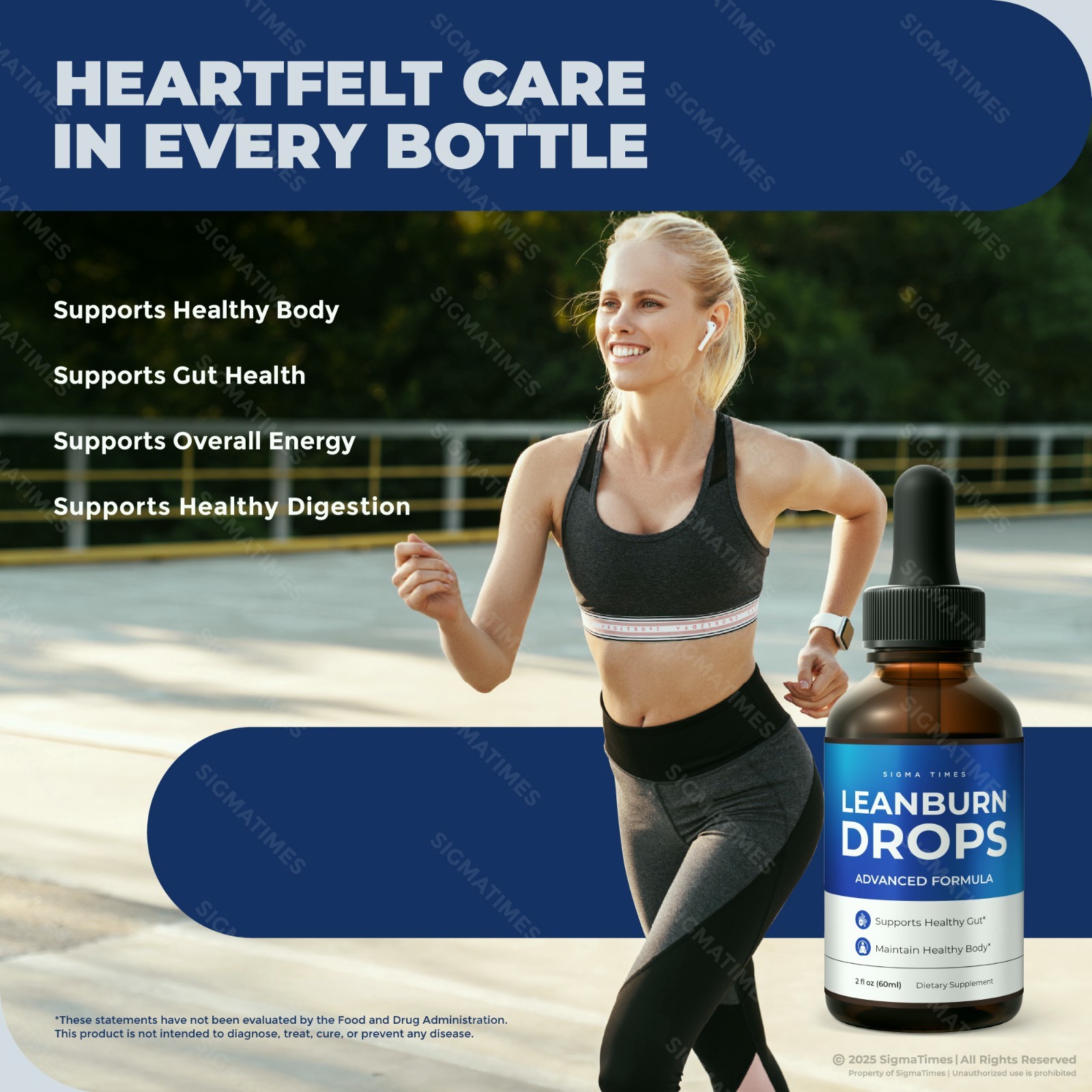 LeanBurn Drops, Lean Burn Liquid Supplement for Metabolism Support (30 serv)