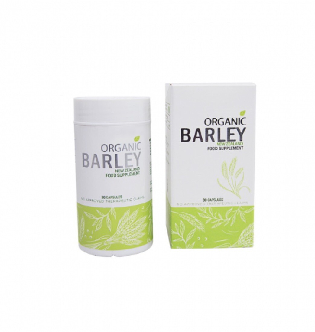 Bundled JC Organic barley Powder juice and JC Organic barley Capsules