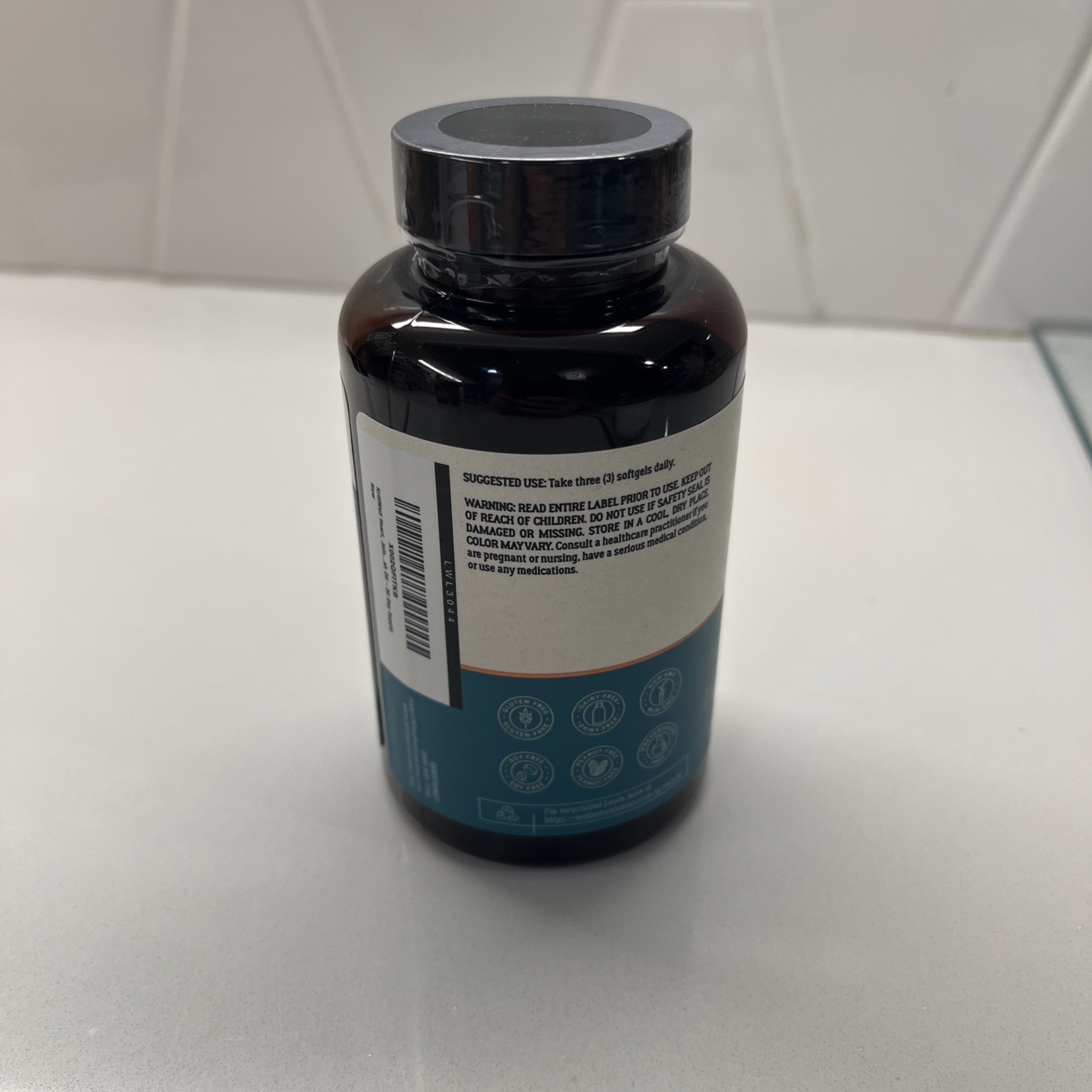Live Conscious Krillwell 90 Softgels Expiration Date 12/2026