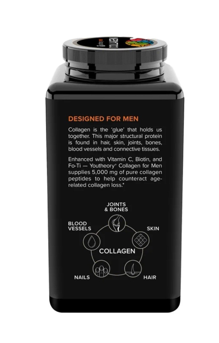 youtheory Men’s Collagen, Advanced Formula, 390 Tablets