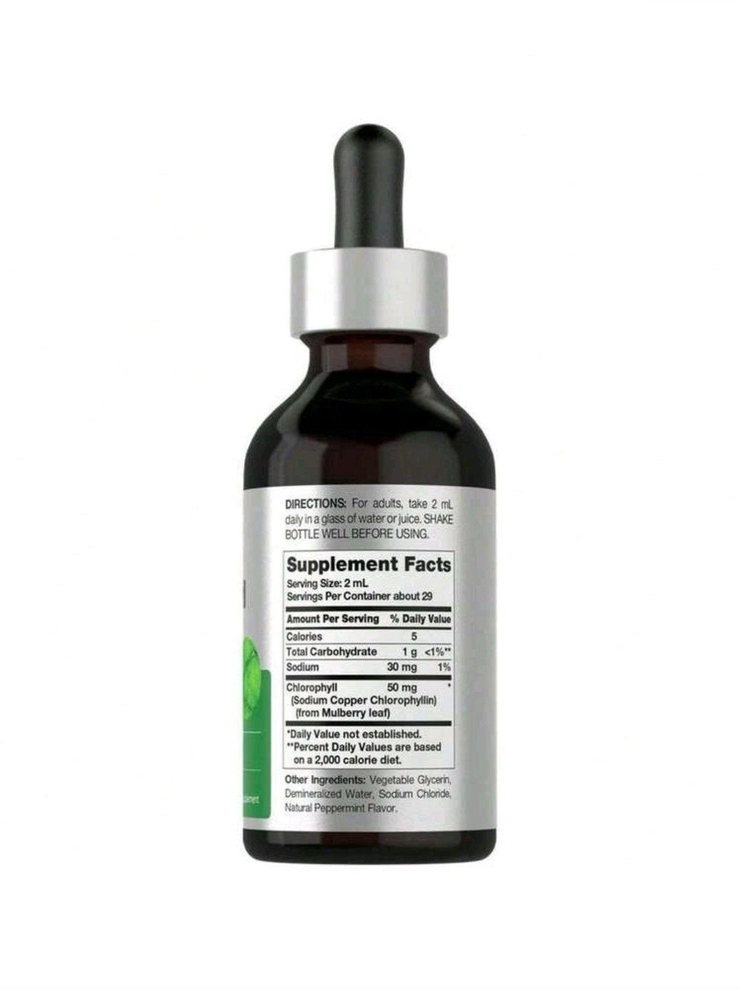 Horbäach Liquid Chlorophyll Drops 2 Oz Vegan, Non-GMO, And Gluten Free Formula