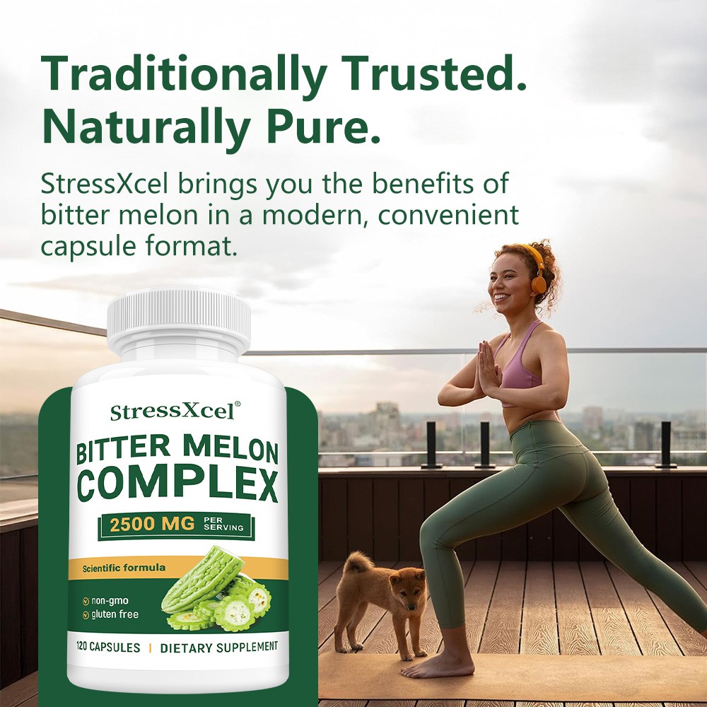 Bitter Melon Capsule 2500 Mg Skin Digestive Immune Health Gluten Free Supplement