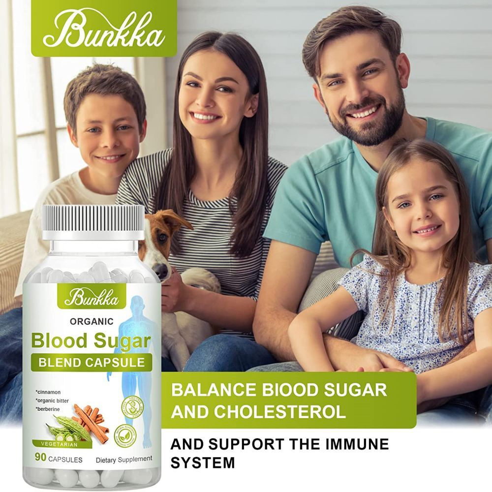 BLOOD SUGAR BLEND SUPPORT 800MG Berberine & Cinnamon 90 Capsules