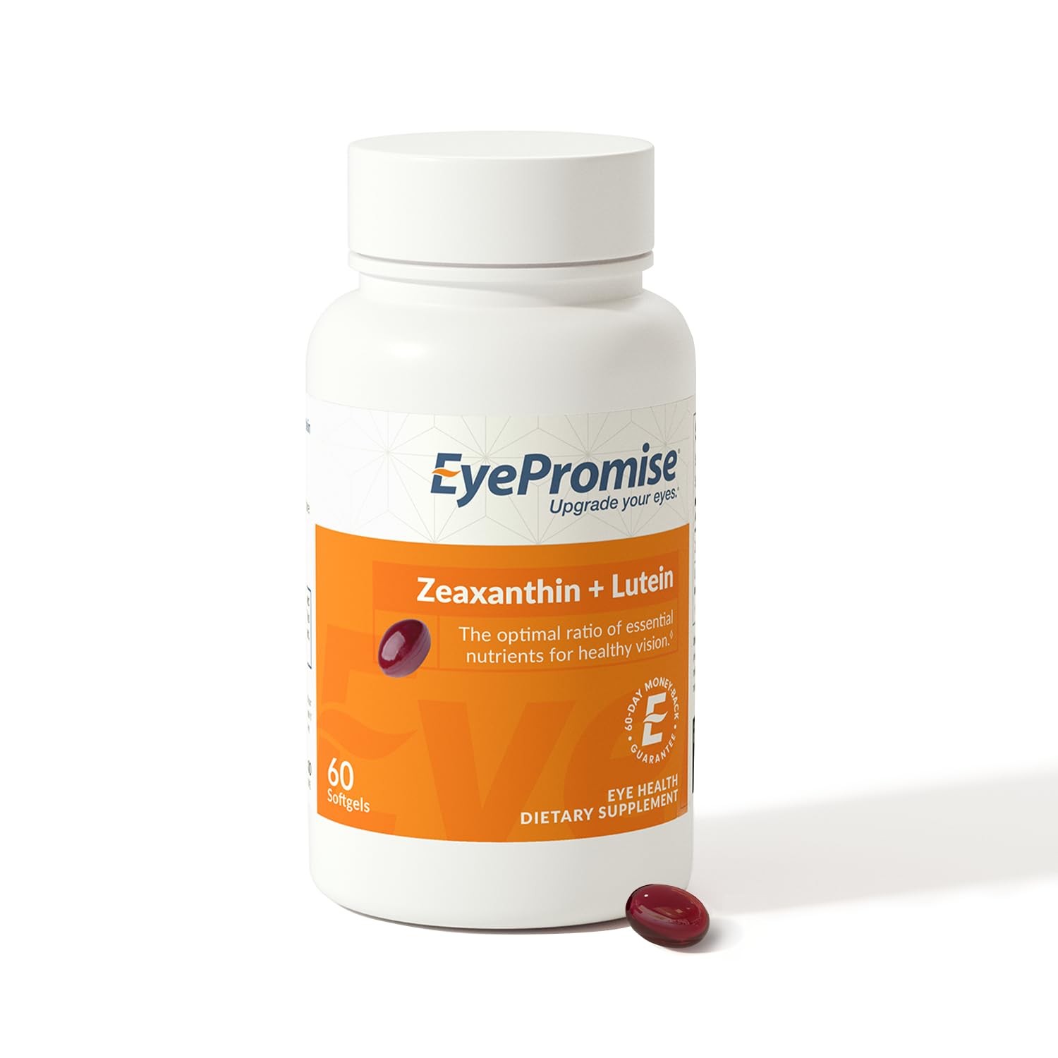 EyePromise Zeaxanthin + Lutein Eye Vitamin – 60 Softgels 60 Count (Pack of 1)
