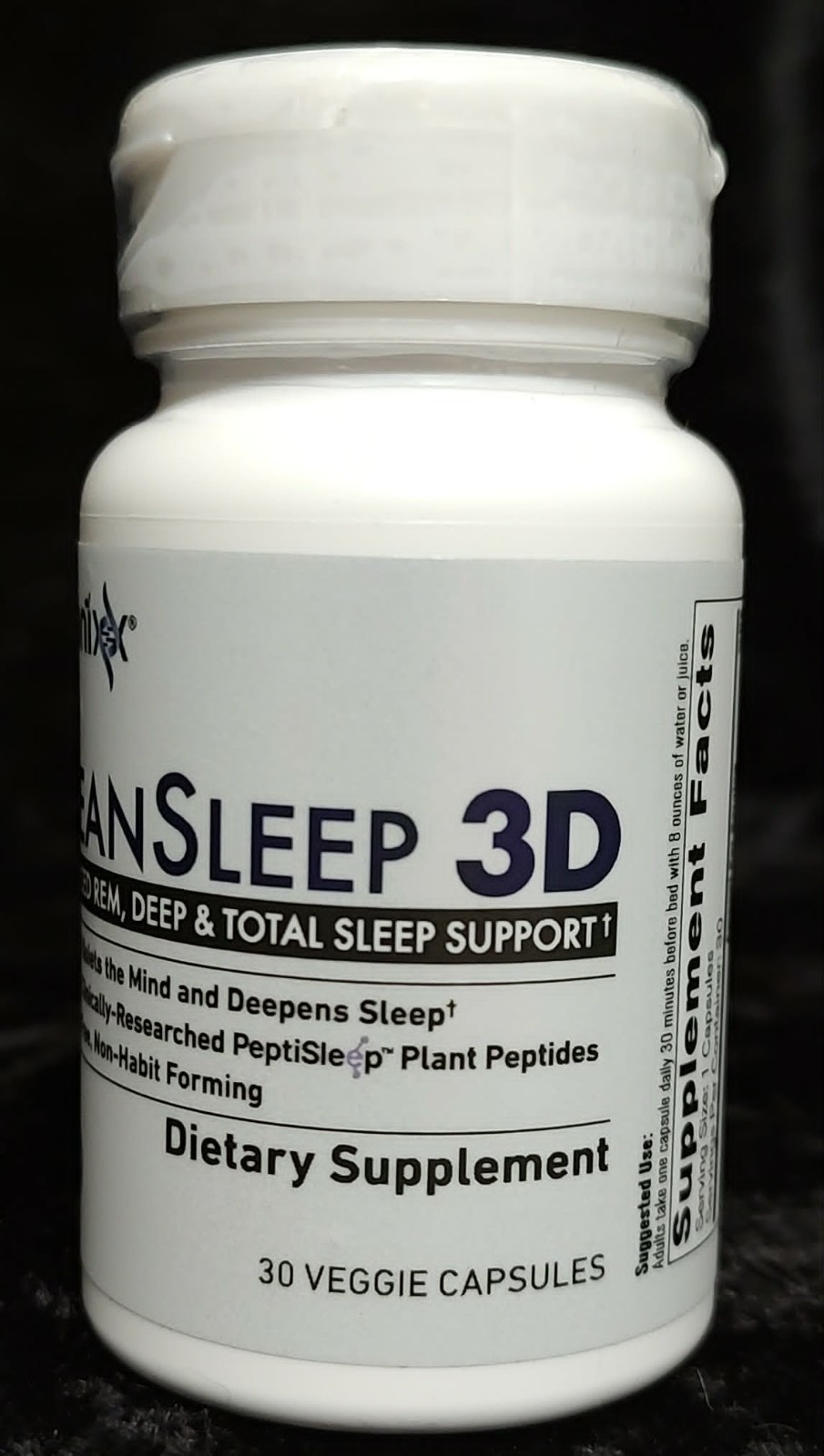 Organixx Clean Sleep 3D Melatonin Free, Sleep Supplement, L Theanine GABA