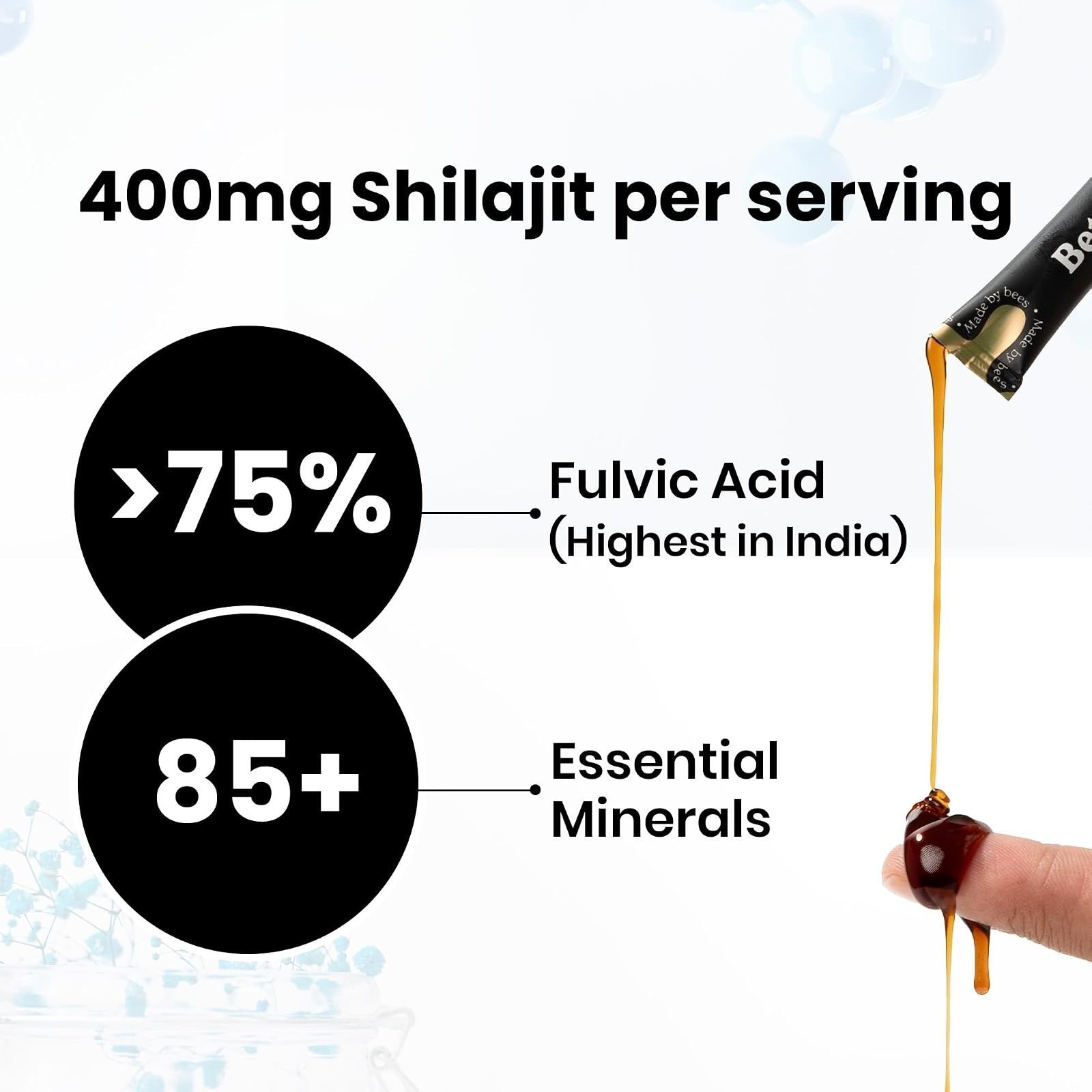 Better Alt Pure Himalayan Shilajit Honey Sticks – Energy & Immune Support