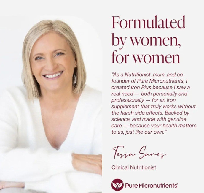 Pure Micronutrients Gentle Chelate Iron Bisglycinate Plus Supplement For Women